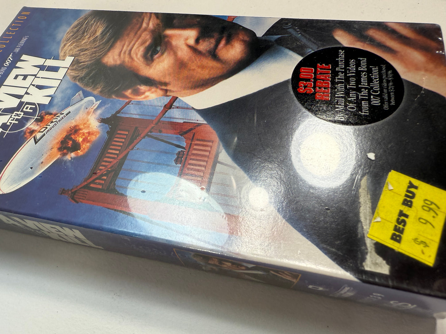 Octopussy (VHS Bundle) A View To A Kill, Live And Let Die - Roger Moore 007 Films