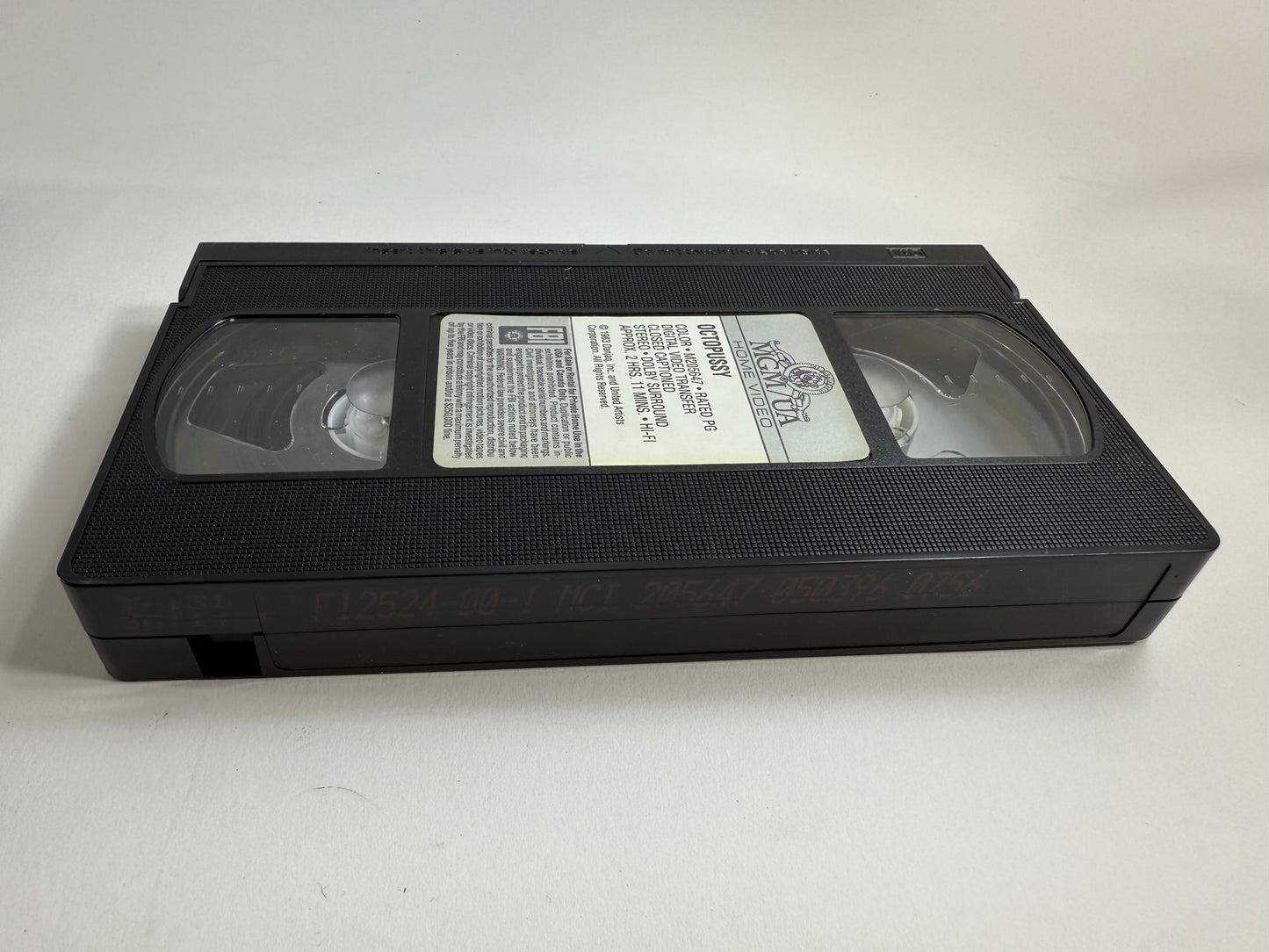 Octopussy (VHS Bundle) A View To A Kill, Live And Let Die - Roger Moore 007 Films