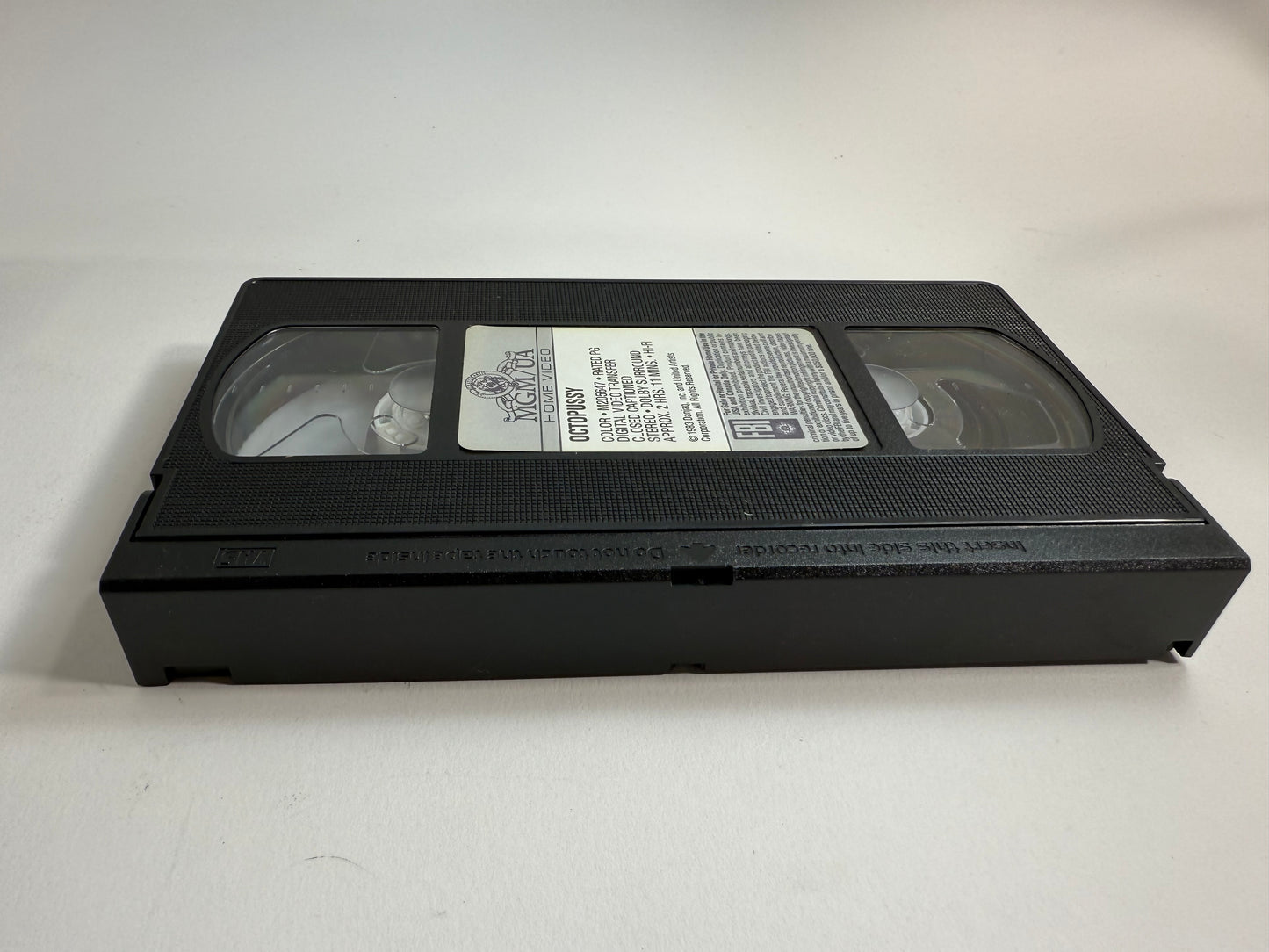 Octopussy (VHS Bundle) A View To A Kill, Live And Let Die - Roger Moore 007 Films