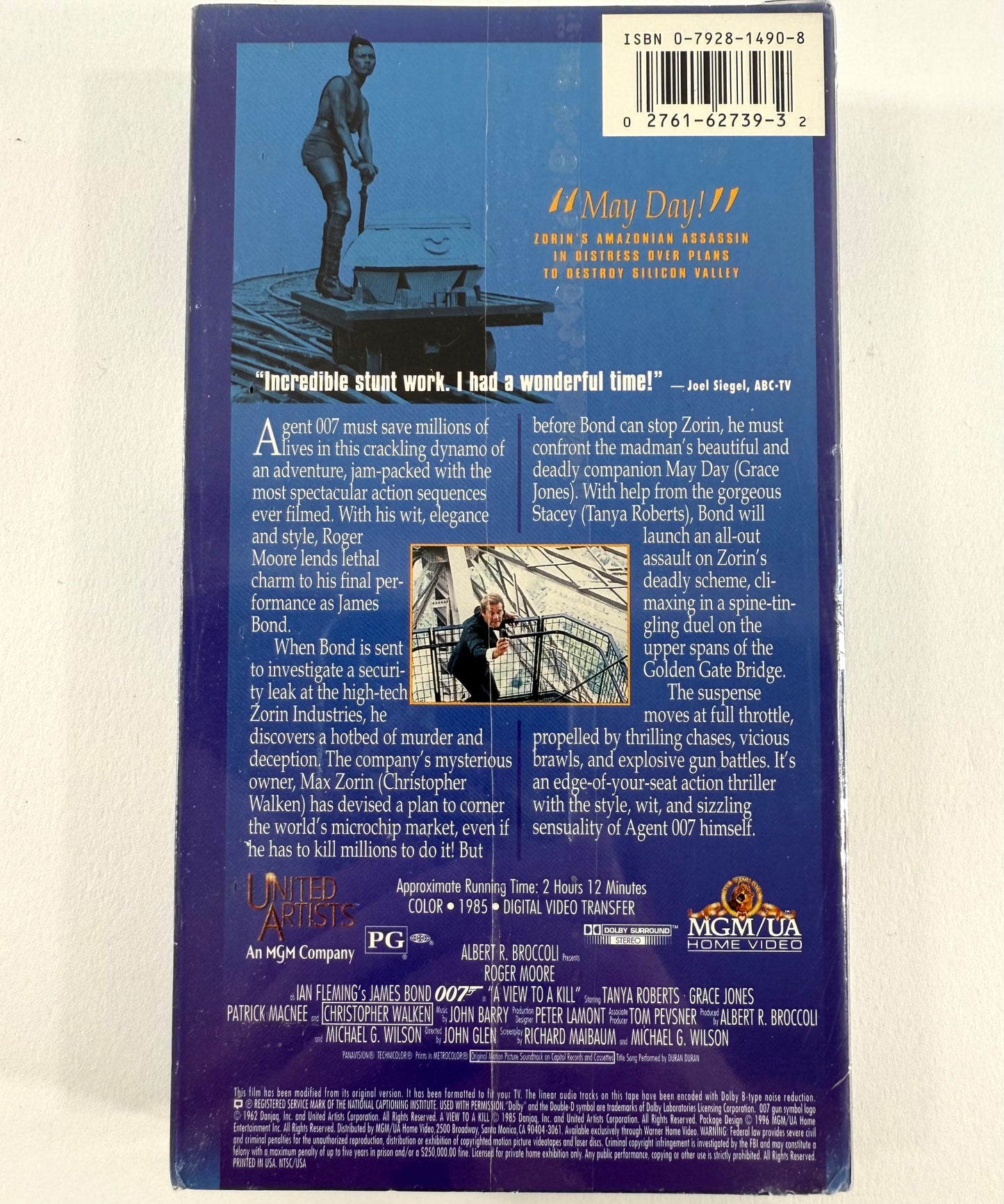 Octopussy (VHS Bundle) A View To A Kill, Live And Let Die - Roger Moore 007 Films