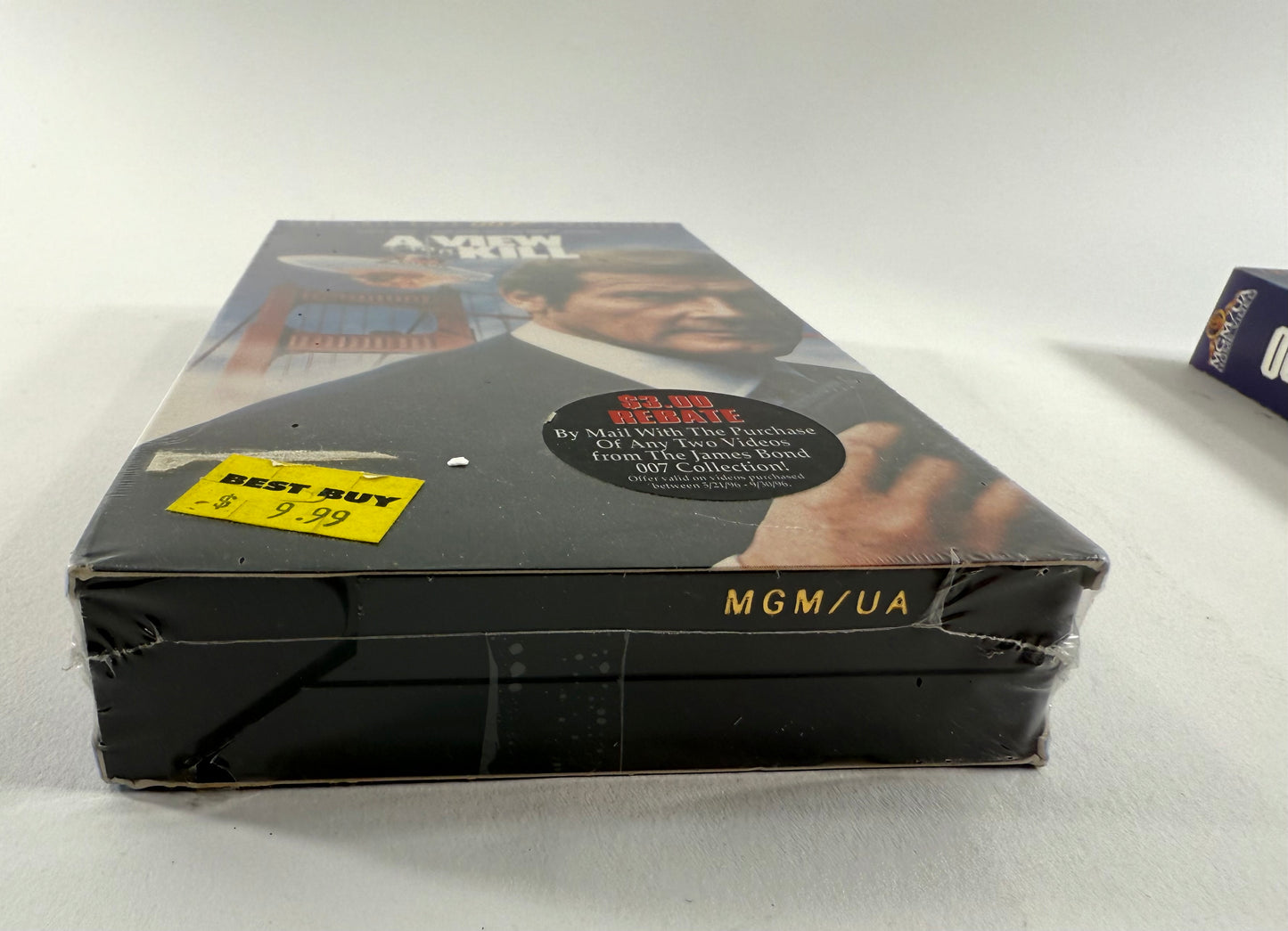 Octopussy (VHS Bundle) A View To A Kill, Live And Let Die - Roger Moore 007 Films