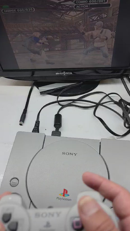 Sony PlayStation 1 Console SCPH-9001 Console with Controller and Cables - Tested