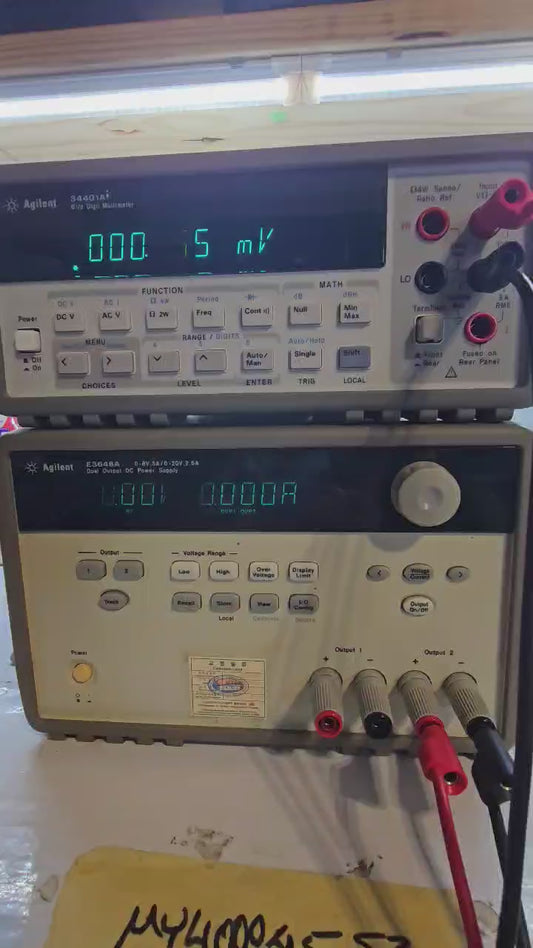 Agilent E3648A Dual Output DC Power Supply 0-8V,5A/0-20V,2.5A - Tested - 2064