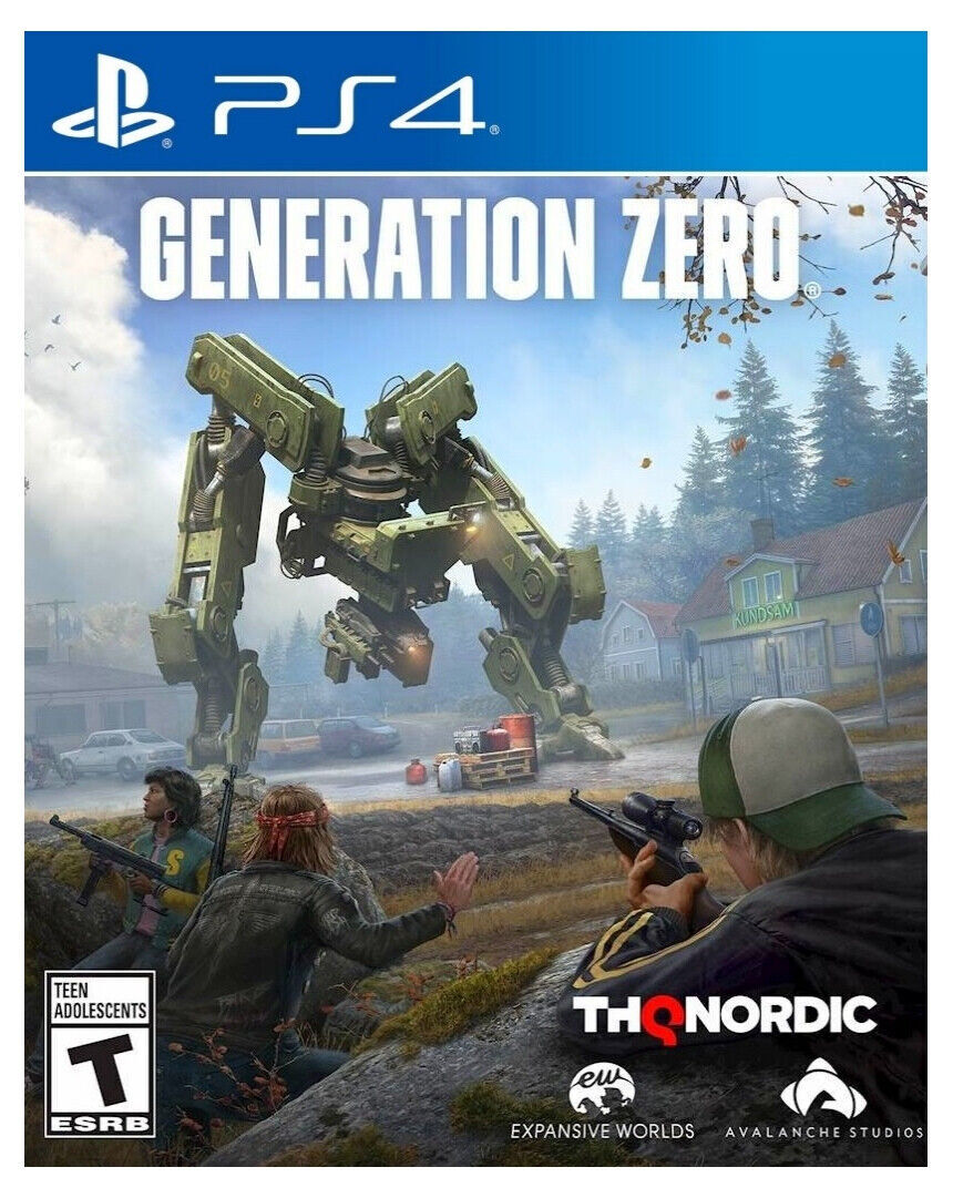 Generation Zero -- Standard Edition (PlayStation 4, 2019) Tested and Working