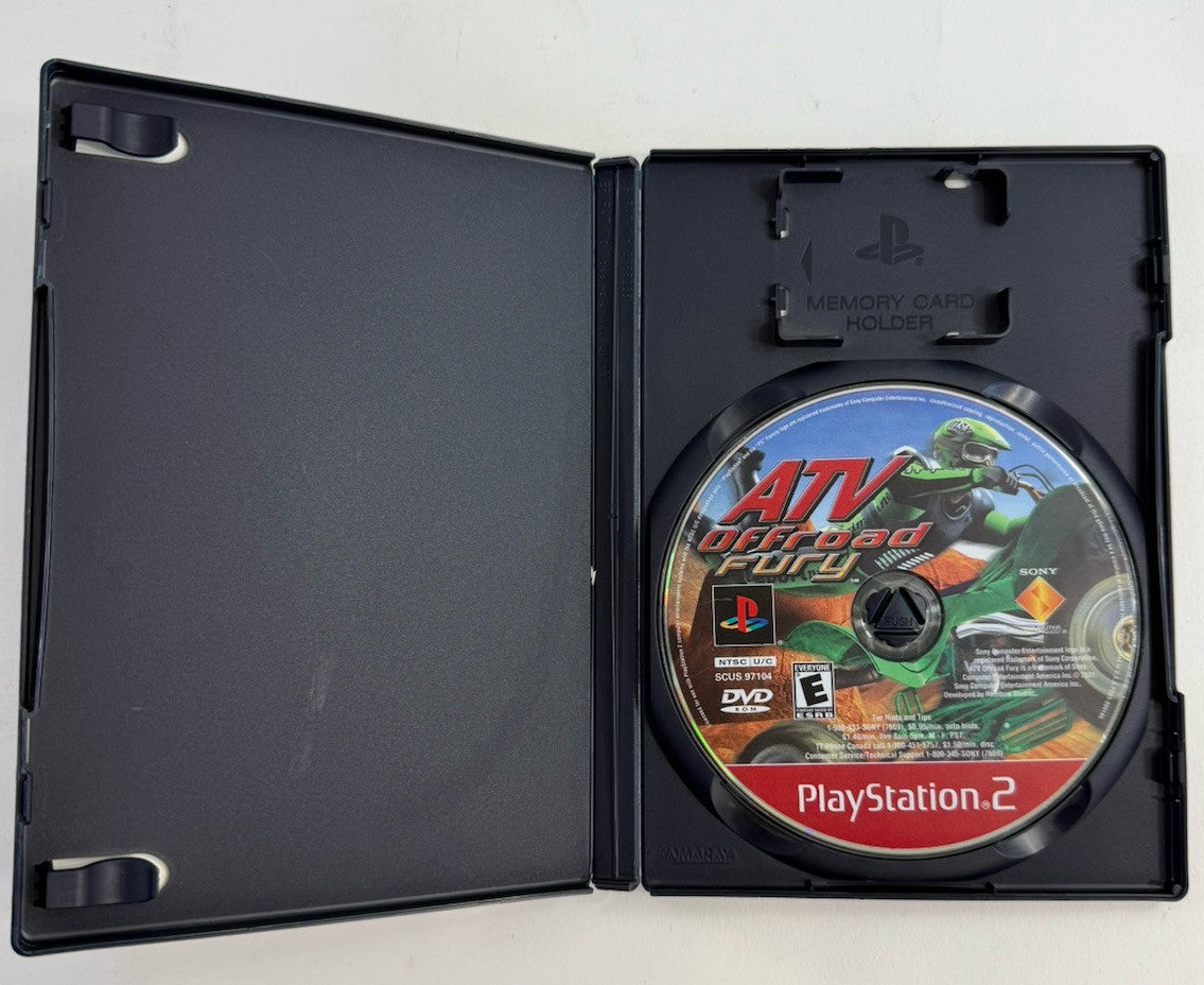 ATV Offroad Fury (Sony PlayStation 2, 2001) Game and Case - Tested and Working