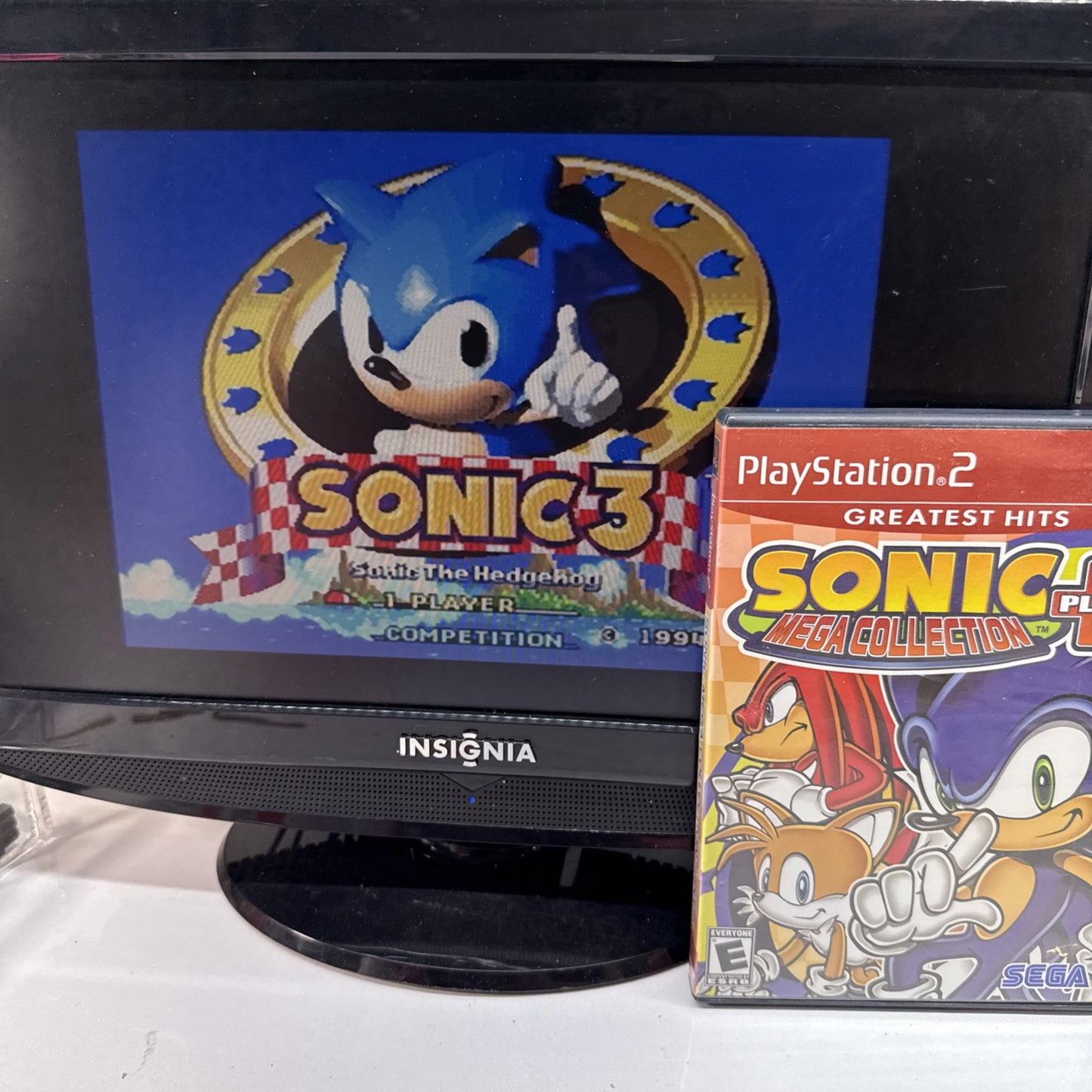 Sonic Mega Collection Plus (Sony PlayStation 2, 2004) Game Case Manual - Tested