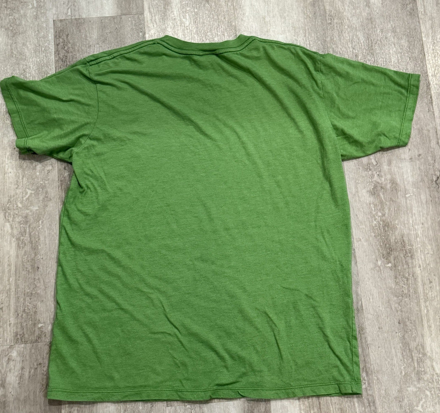 Junk Food Adult L Say Hello To My Little Friend Green St. Patrick's Day T-Shirt