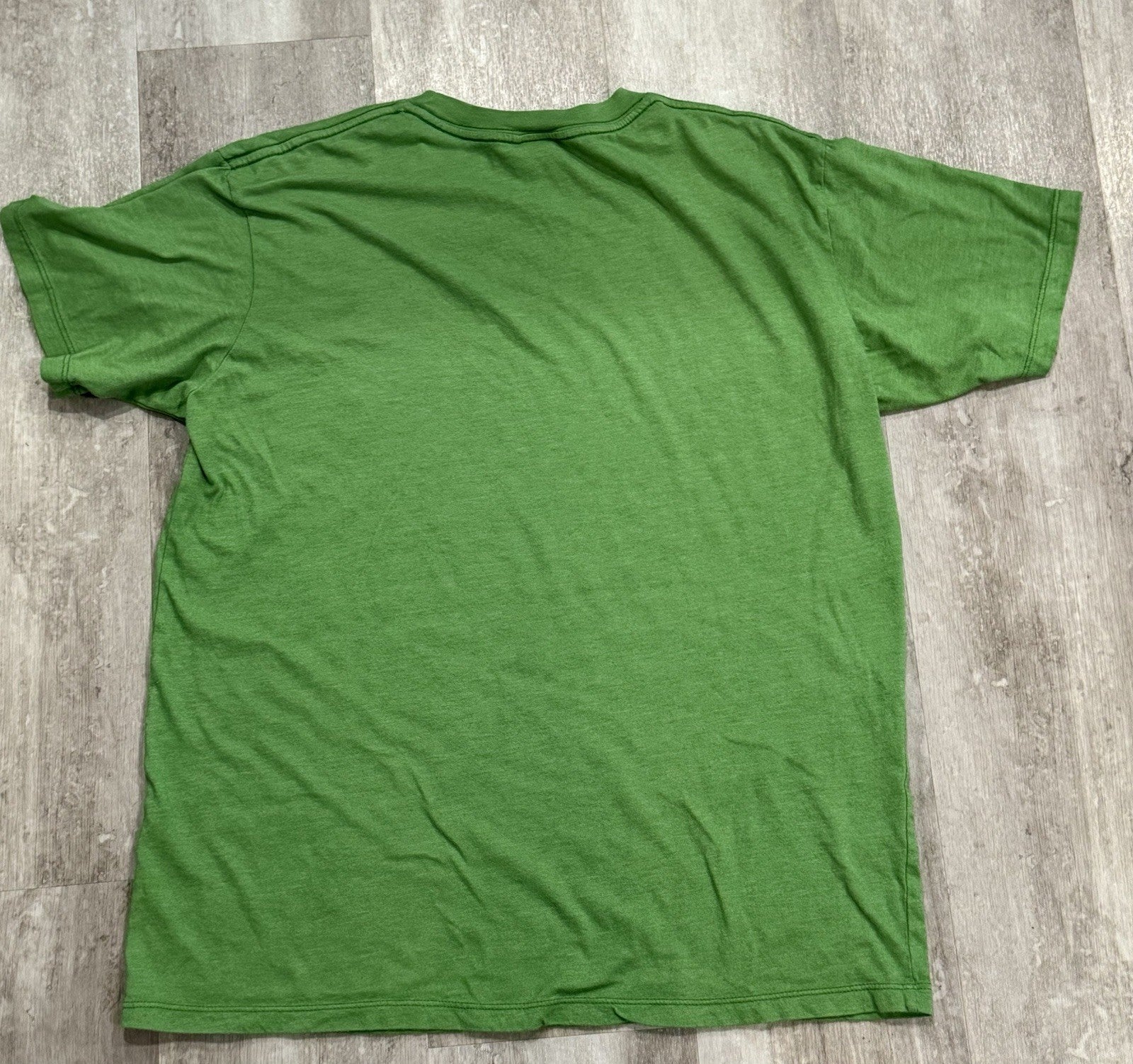 Junk Food Adult L Say Hello To My Little Friend Green St. Patrick's Day T-Shirt