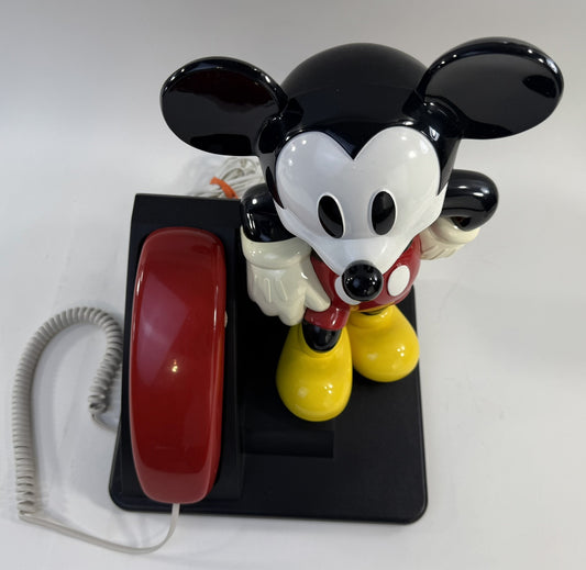 Disney 1990's Mickey Mouse Landline AT&T Telephone - Untested