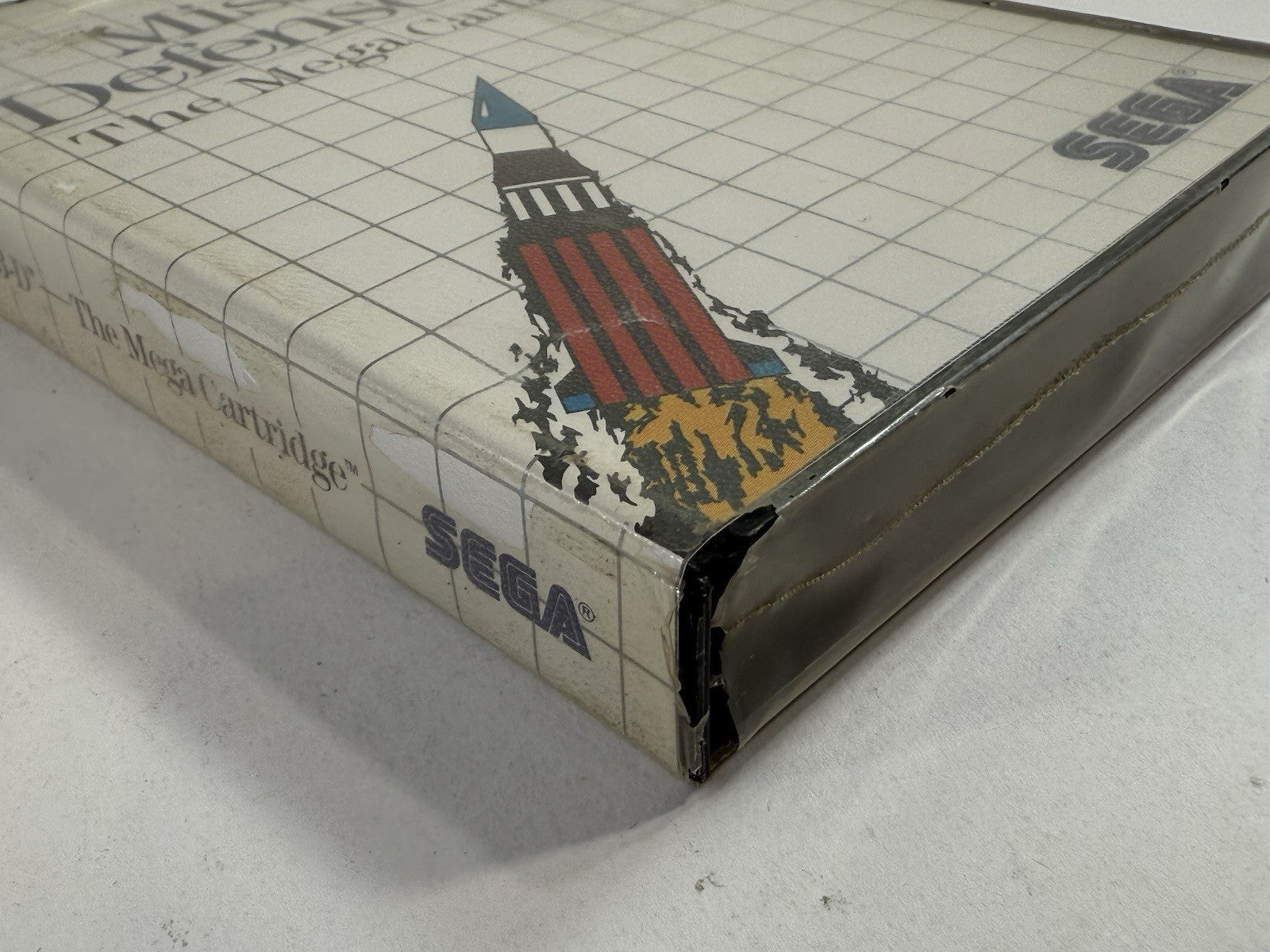 Missile Defense 3-D (Sega Master System, 1987) Factory Sealed - Damaged Case