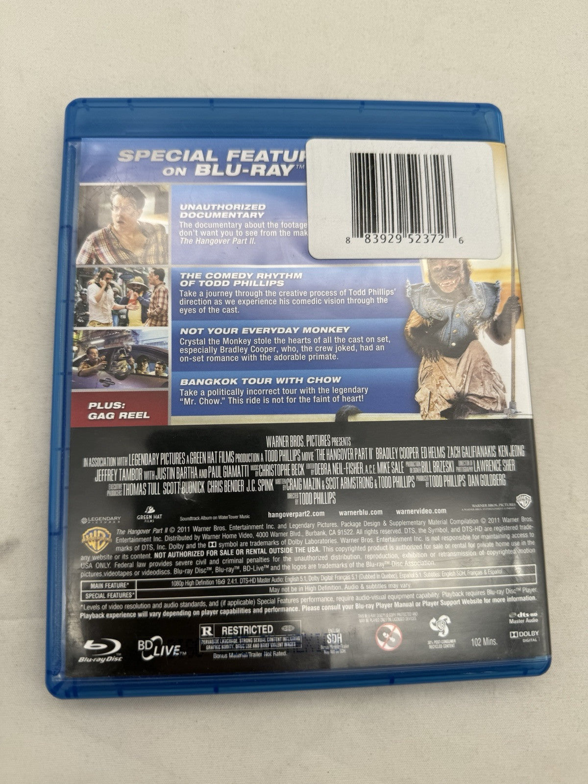 The Hangover Unrated (Blu-ray Bundle) The Hangover Part II - Tested And Working