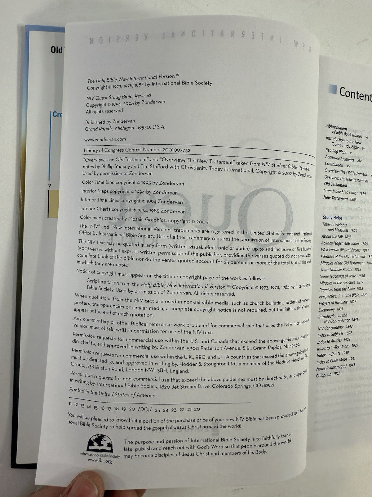 NIV Quest Study Bible by Zondervan Staff (2003, Hardcover)