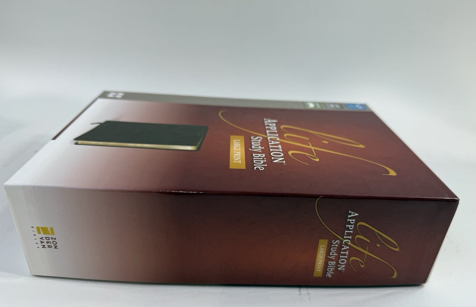 Life Application Study Bible By Zondervan 2011 Leatherbound - Box And Index Tabs