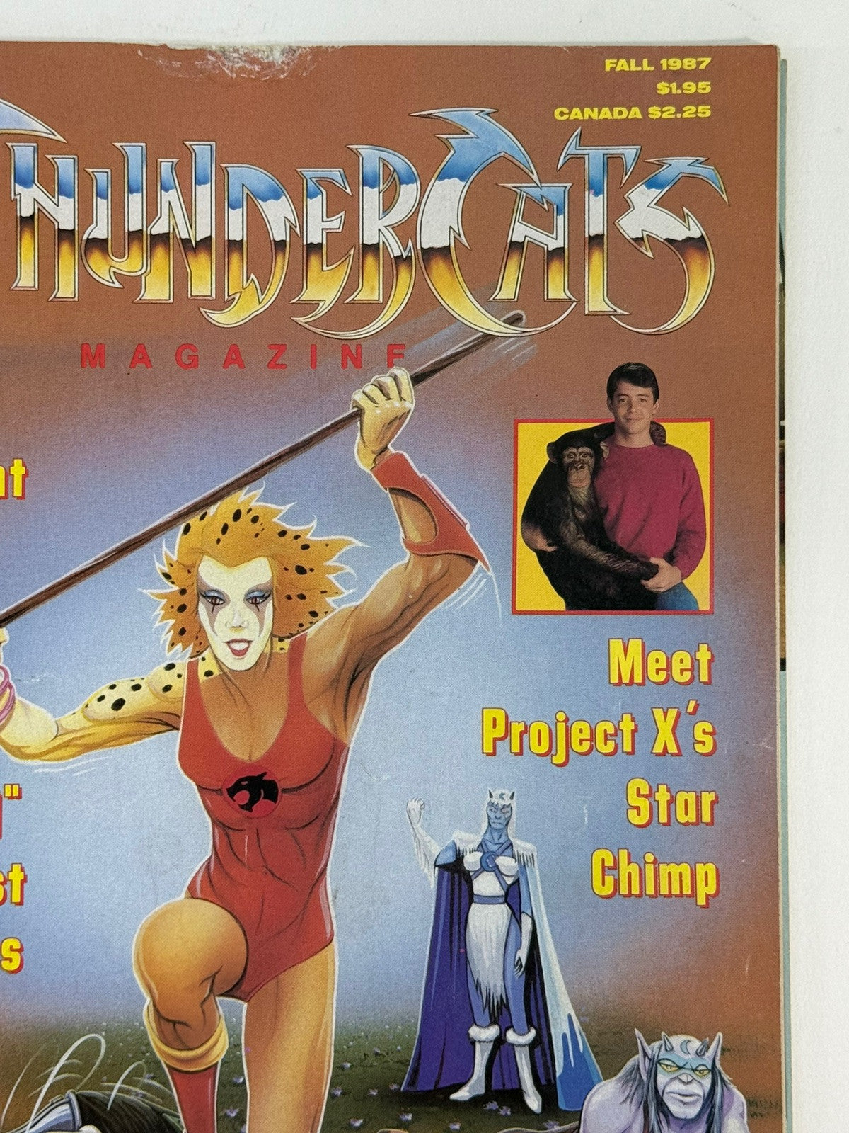 THUNDERCATS Magazine Fall 1987 #4 - Cheetara Poster Included- Lorimar Publishing
