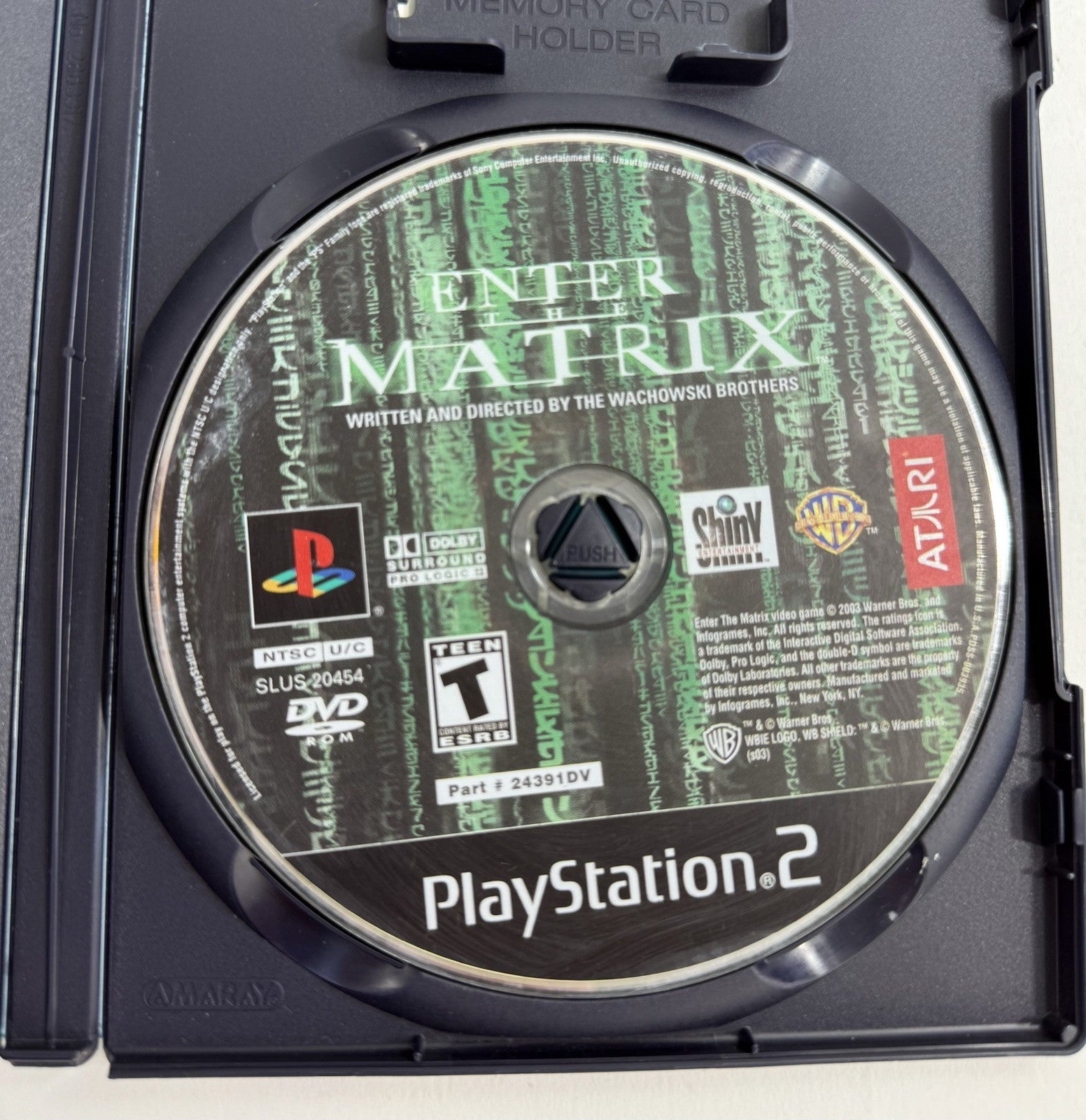 Enter the Matrix (Sony PlayStation 2, 2003) Game and Case - Tested