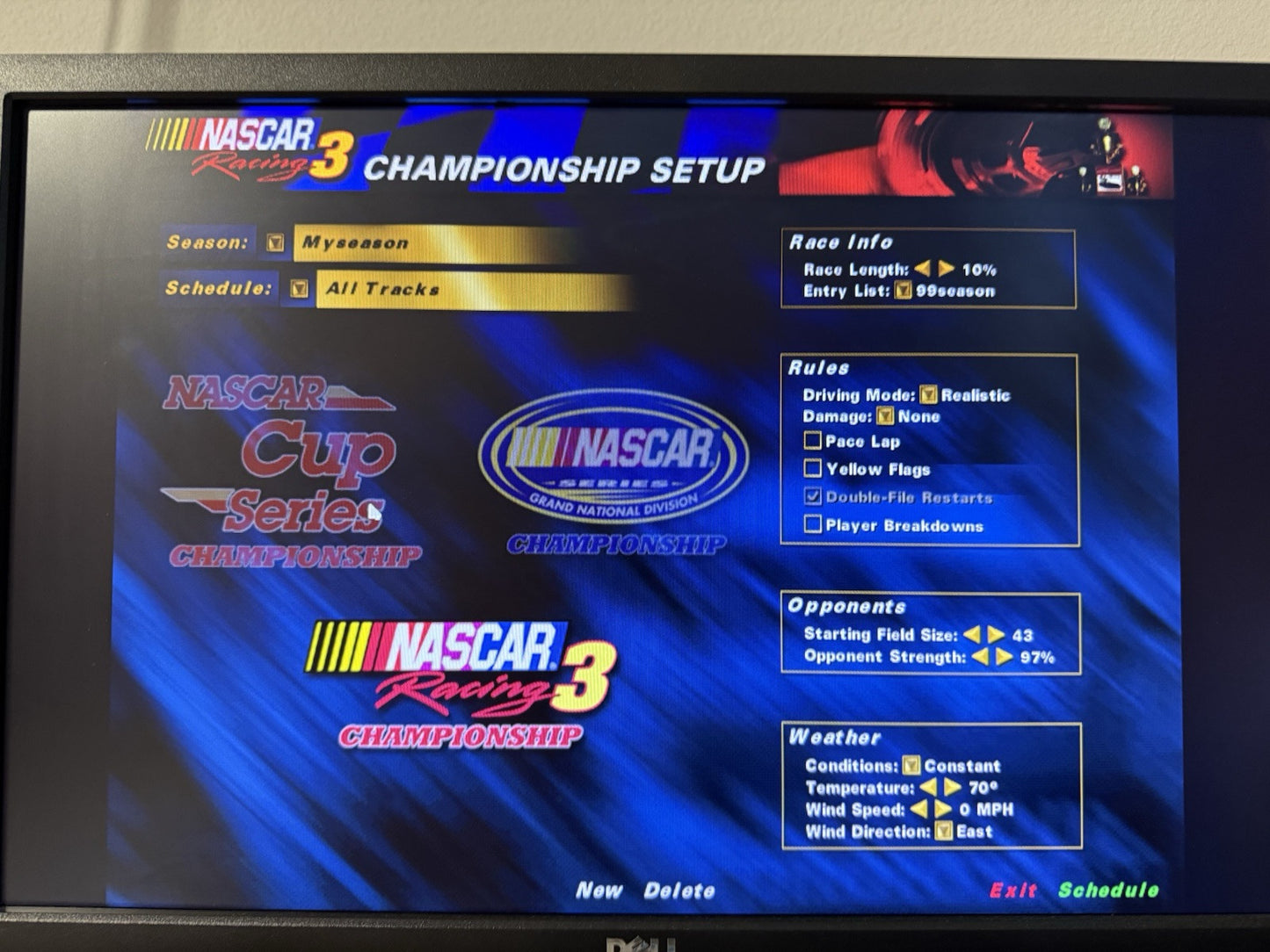 NASCAR Racing 3 (PC, 1999) Game, Case, Cover Art-Tested & Working-Rare Variant