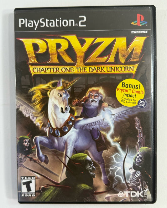 PRYZM Chapter One: The Dark Unicorn (Sony PlayStation 2, 2002) Game Case Manual