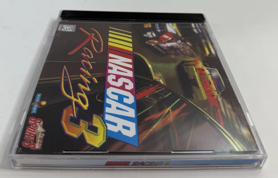 NASCAR Racing 3 (PC, 1999) Game, Case, Cover Art-Tested & Working-Rare Variant