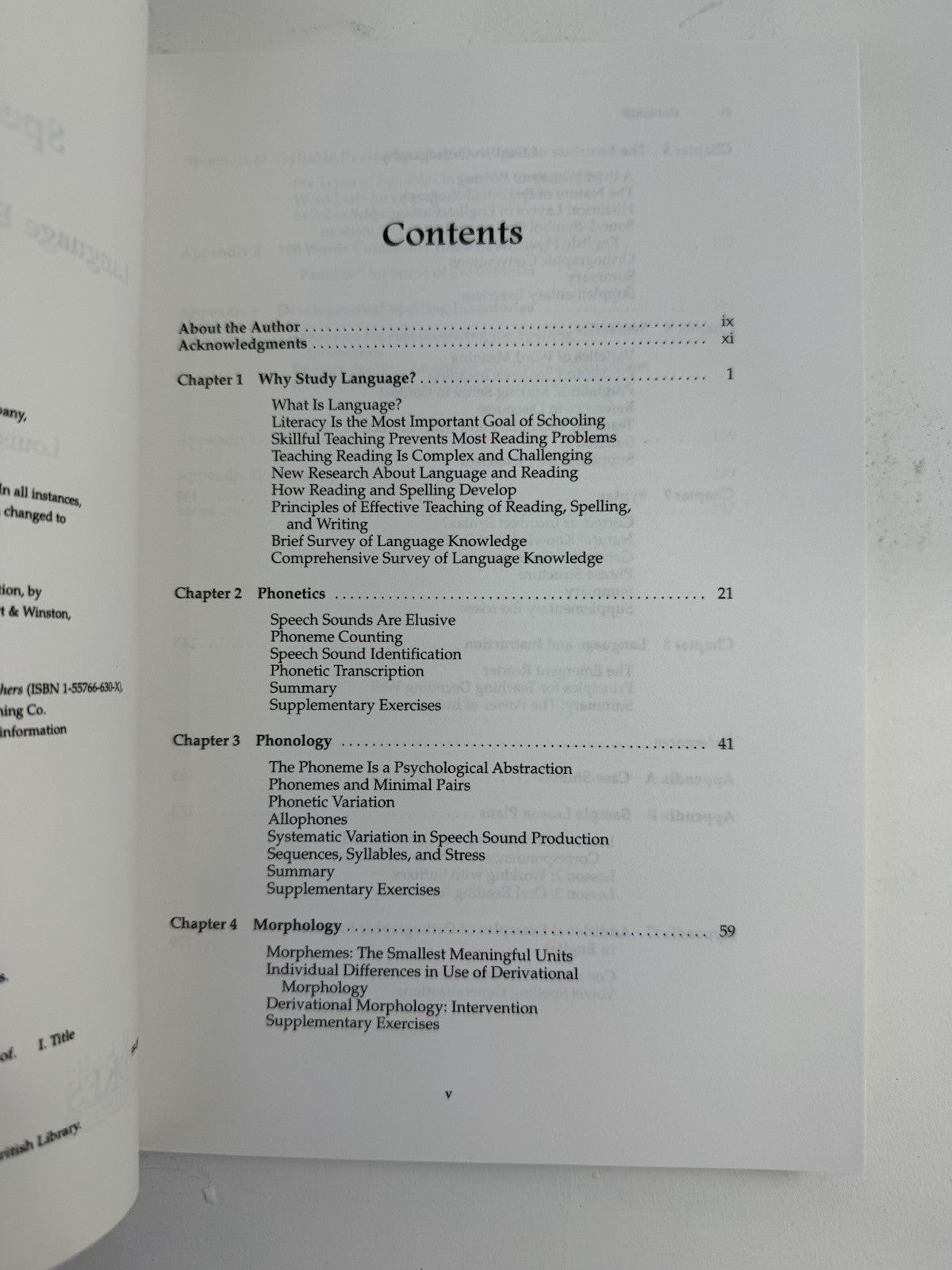 Speech to Print: Language Essentials for Teachers (Paperback, 2004)