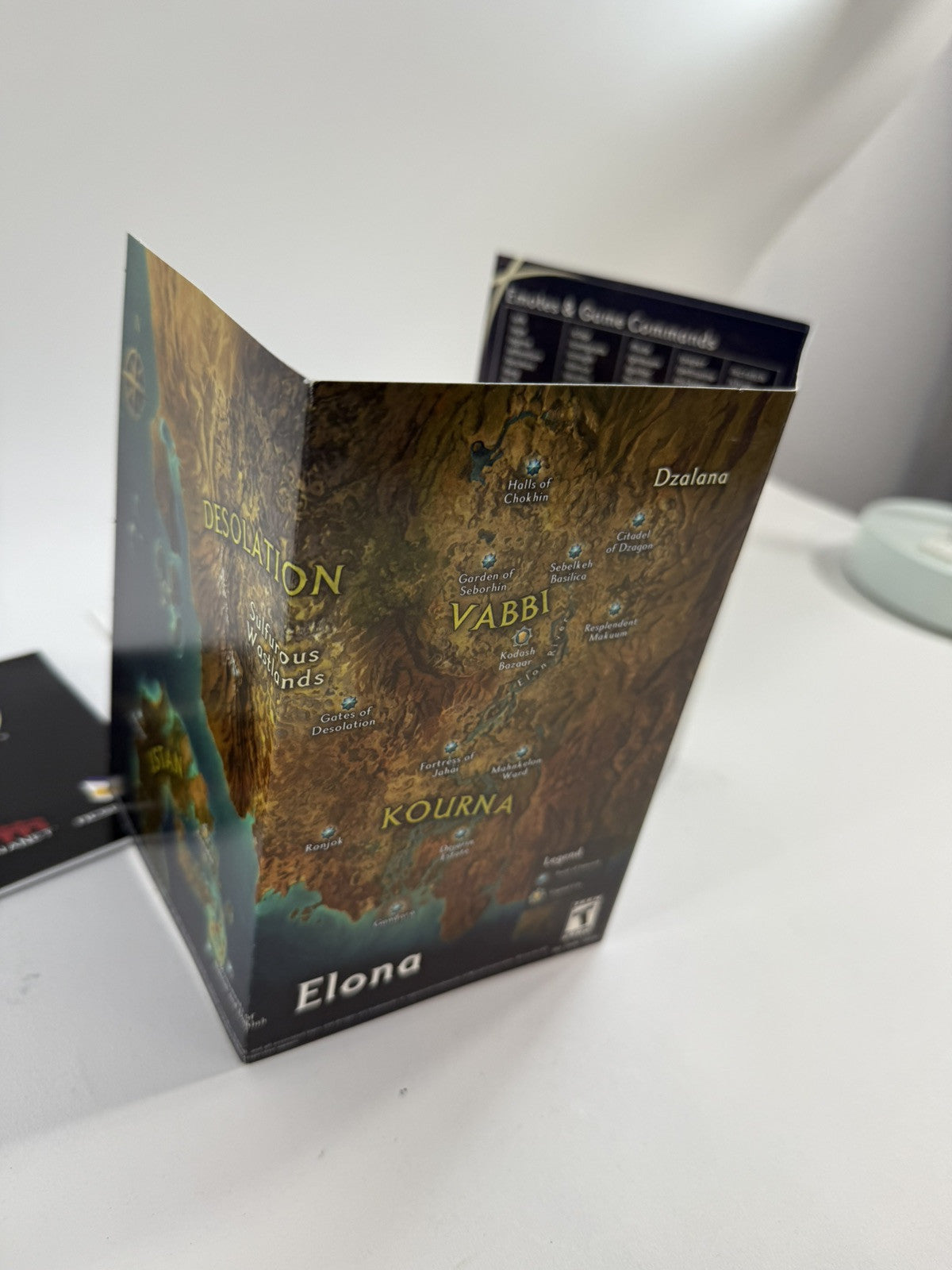 Guild Wars: Nightfall (PC, 2006) Game Case Manual Poster Inserts