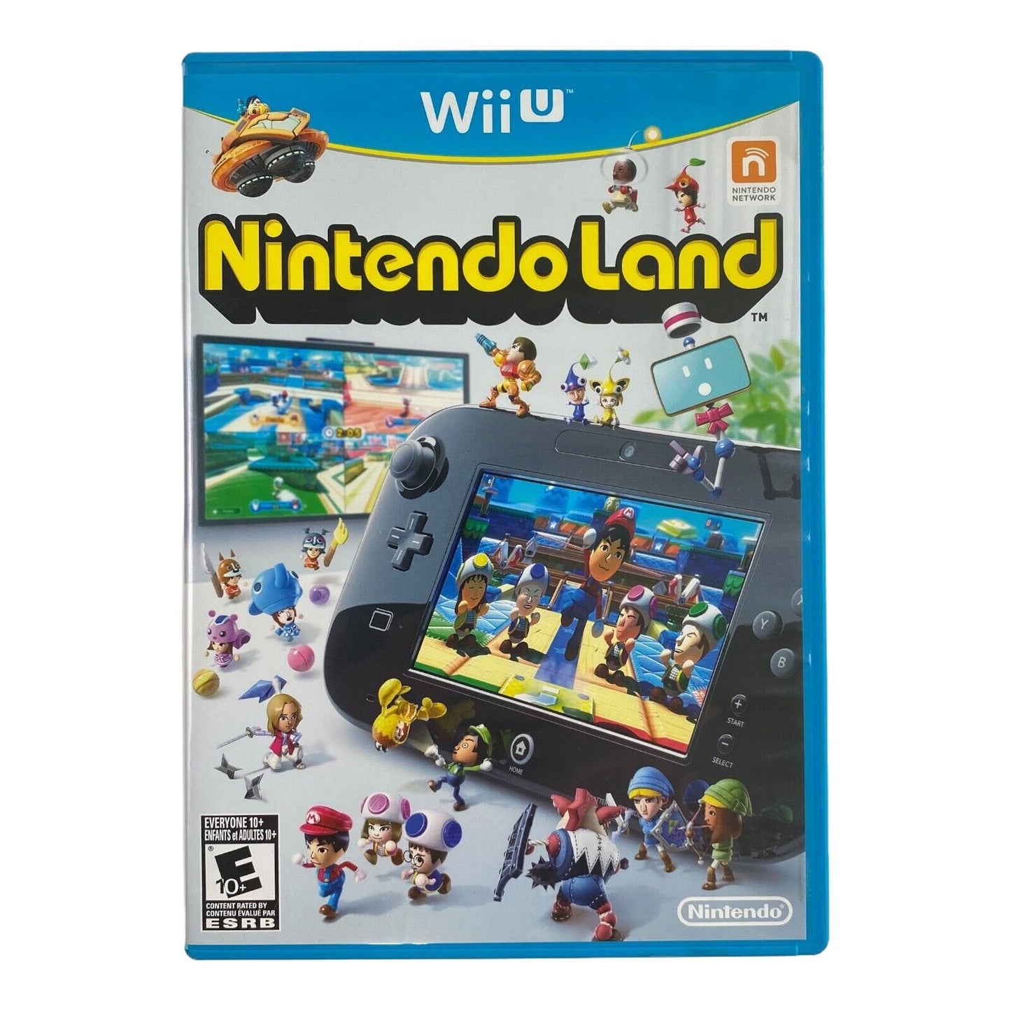 Nintendo Land (Wii U, 2012) Game Case Manual Inserts - Tested and Working