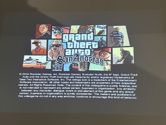 Grand Theft Auto: San Andreas (PlayStation 2, 2004) Game Case Manual Poster