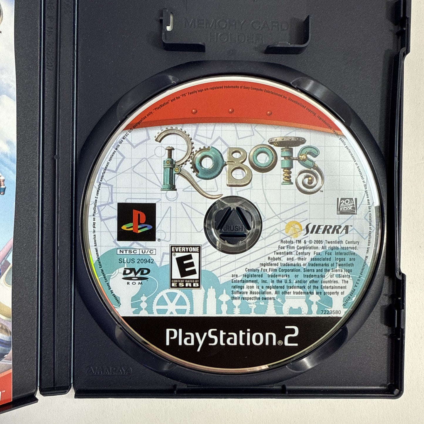 Robots (Sony PlayStation 2, 2005) Game Case Manual - Tested and Working