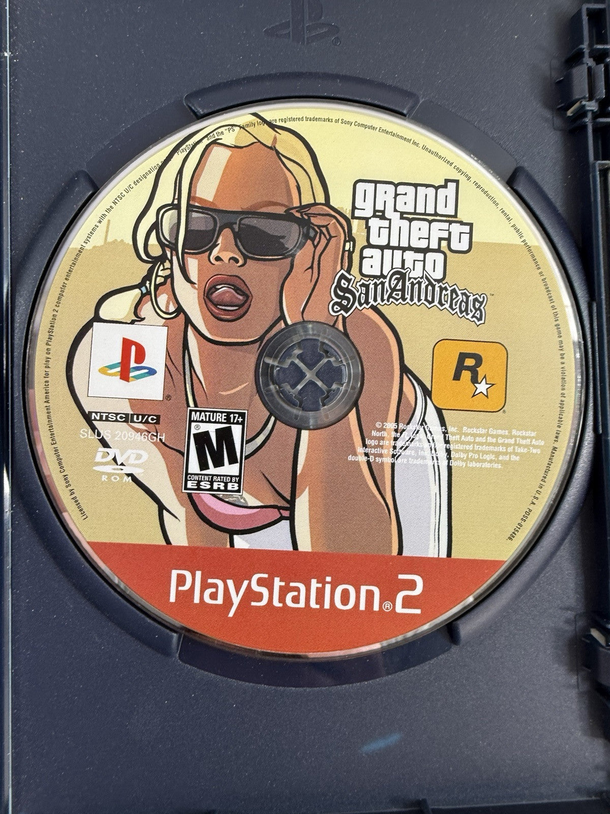 Grand Theft Auto: San Andreas (PlayStation 2, 2004) Game Case Manual Poster