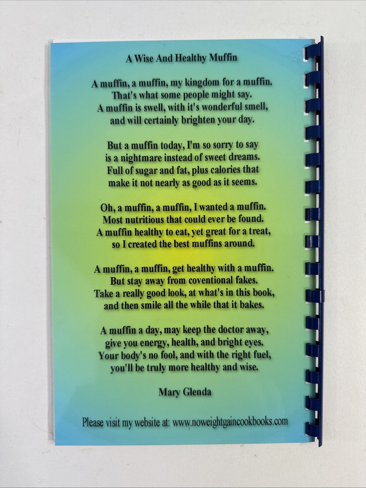 Mary Glenda’s Eat All You Want Cookbooks -Muffins, Cookies, Main Dishes, Dessert