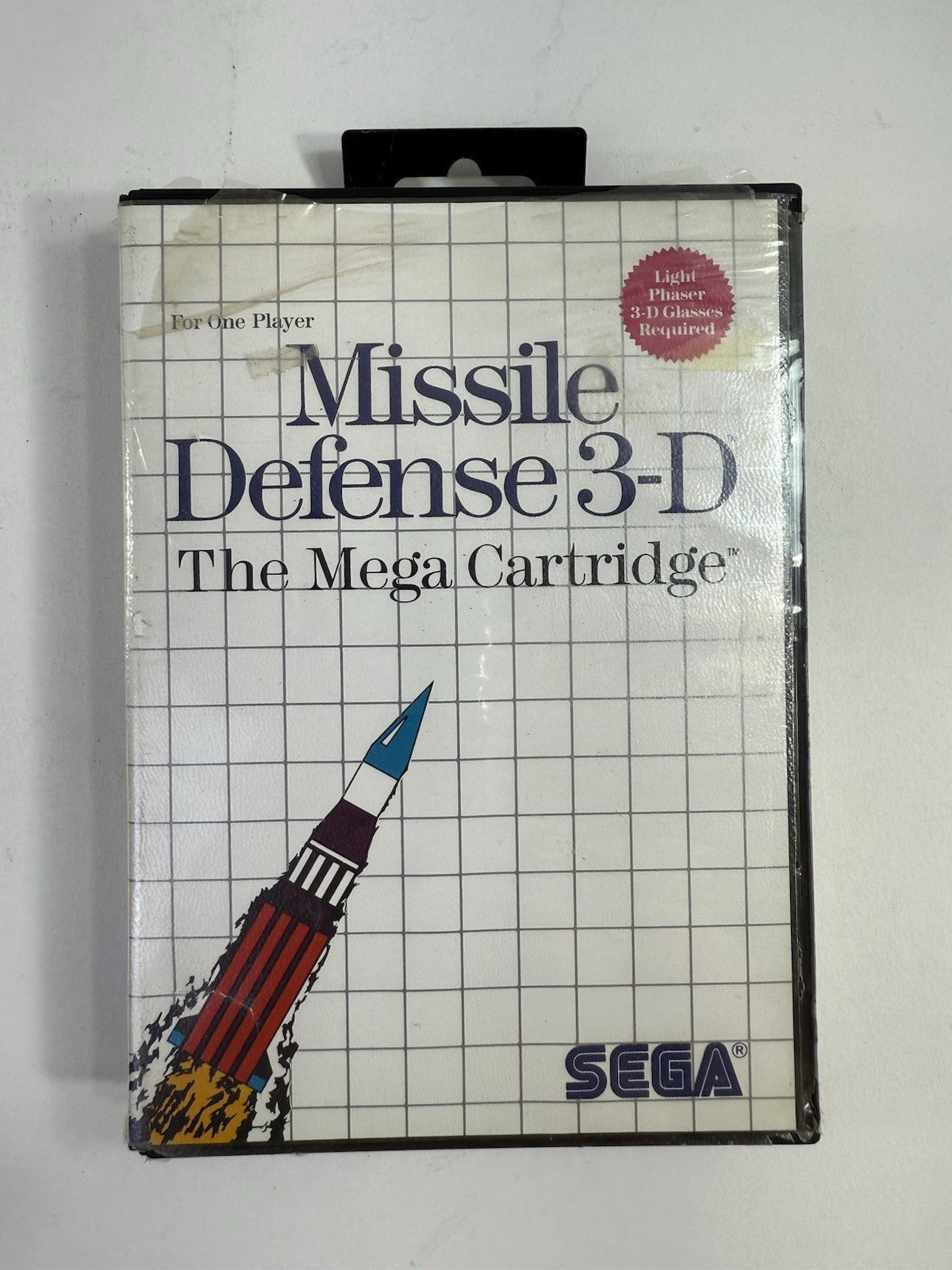 Missile Defense 3-D (Sega Master System, 1987) Factory Sealed - Damaged Case