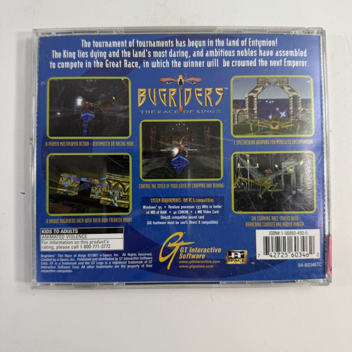 Bug Riders: The Race of Kings (PC Game , 1997) Tested and Working
