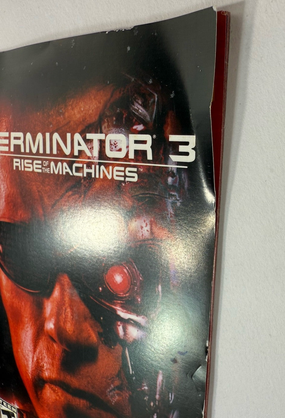 Terminator 3: Rise of the Machines (PlayStation 2, 2003) Game Case Manual-Tested
