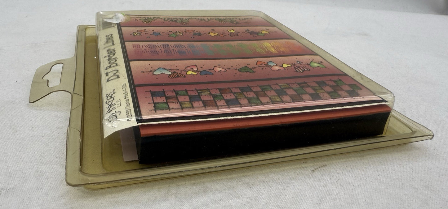 Dj Inker RMS 131 Border Lines Stamp Set - New