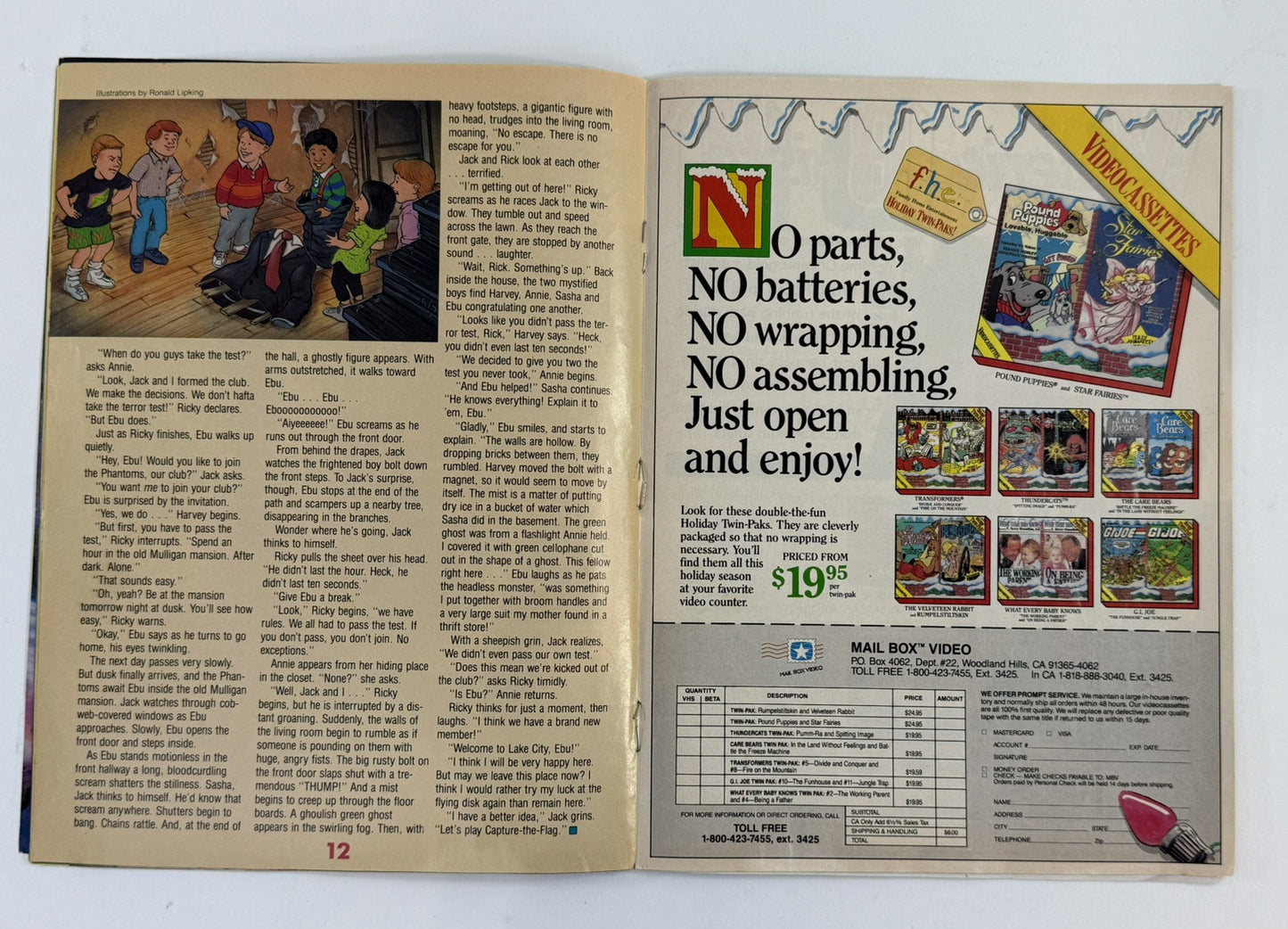 Thundercats Magazine #1  Winter 1987 - Without Poster - Lorimar-Telepicture Inc.