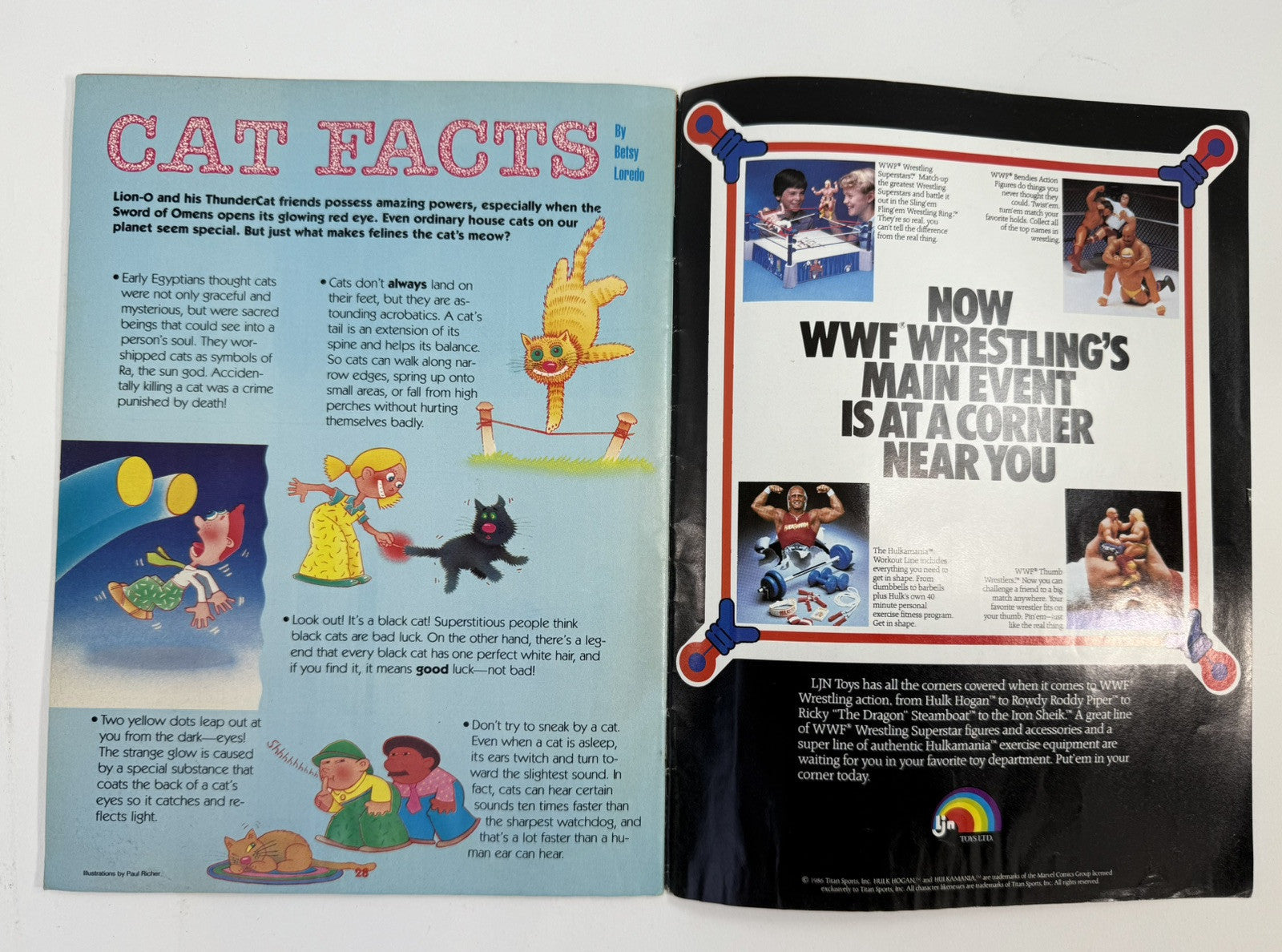 Thundercats Magazine #2 Spring 1987 - With Poster - Lorimar-Telepictures Inc