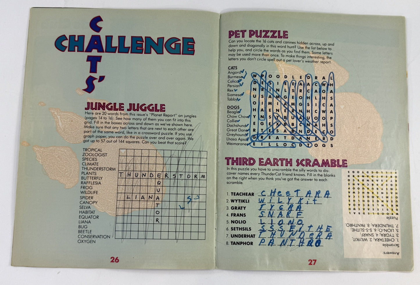 Thundercats Magazine #1  Winter 1987 - Without Poster - Lorimar-Telepicture Inc.