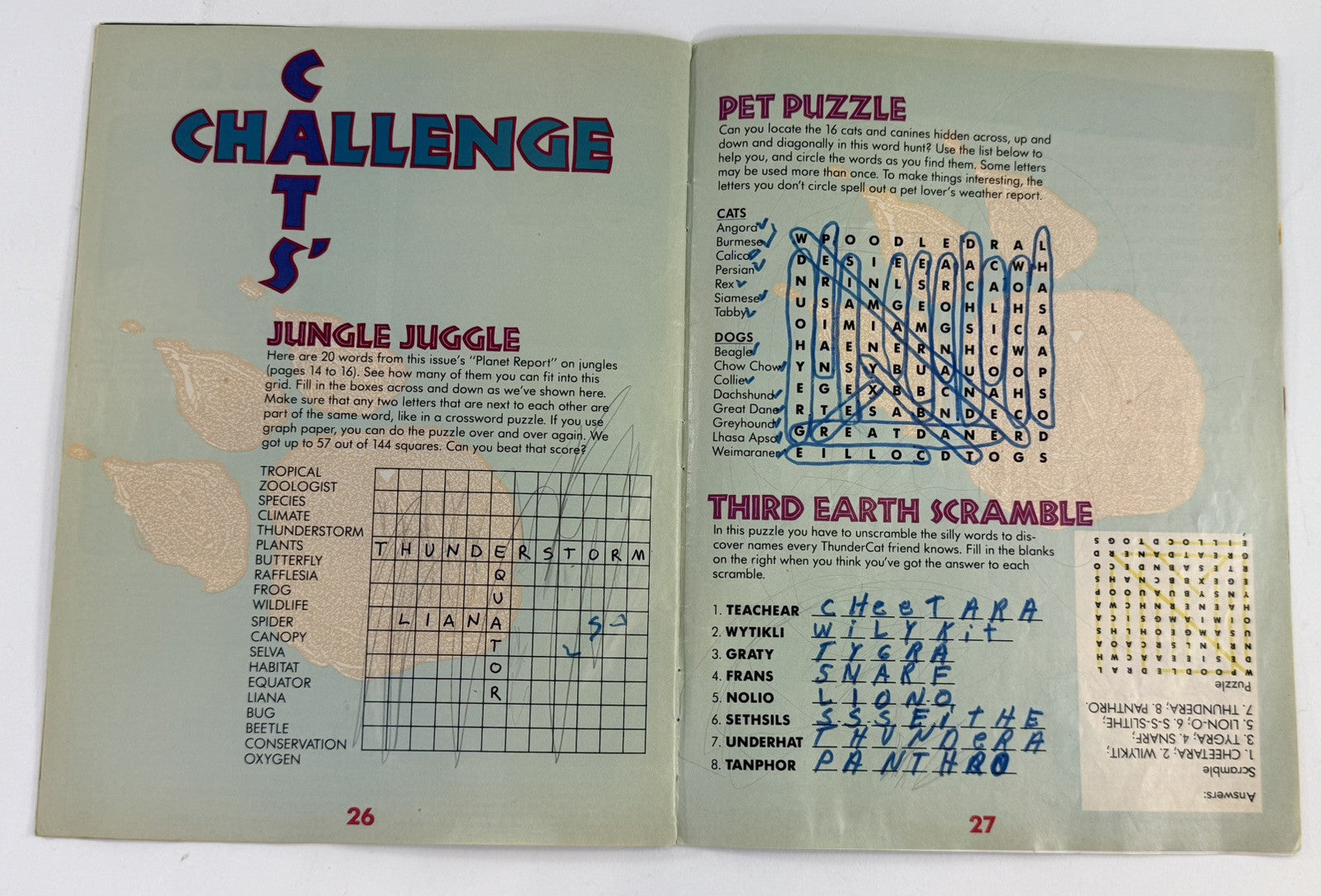 Thundercats Magazine #1  Winter 1987 - Without Poster - Lorimar-Telepicture Inc.