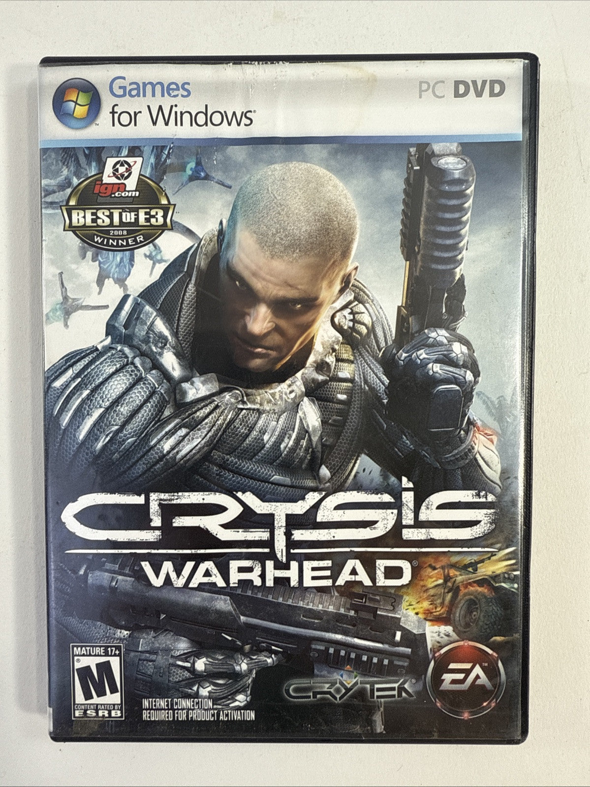 Crysis Warhead (PC, 2008) Game Discs, Case, Manual