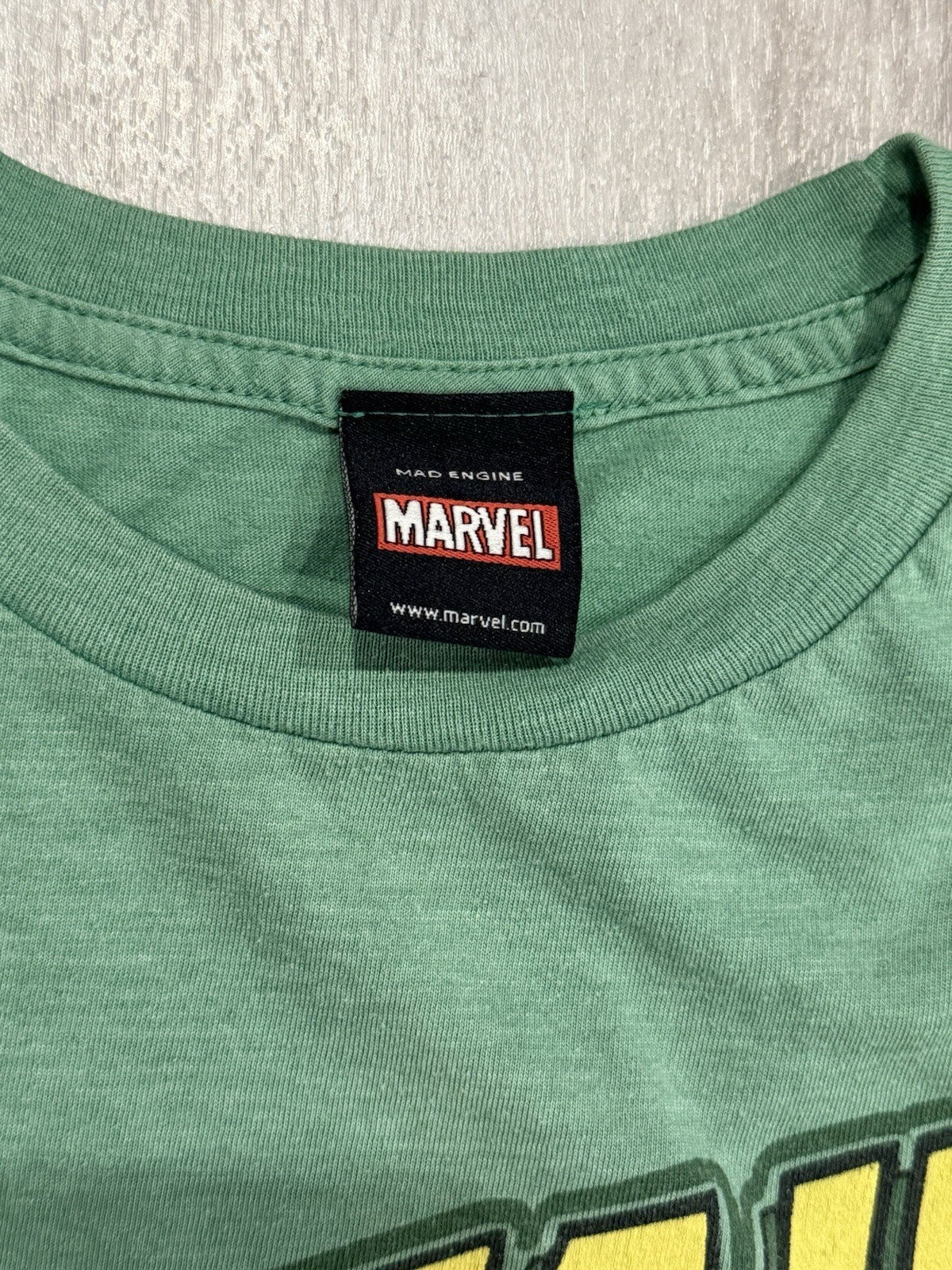 Mad Engine 2011 Captain America Adult Small Green Comic Shirt