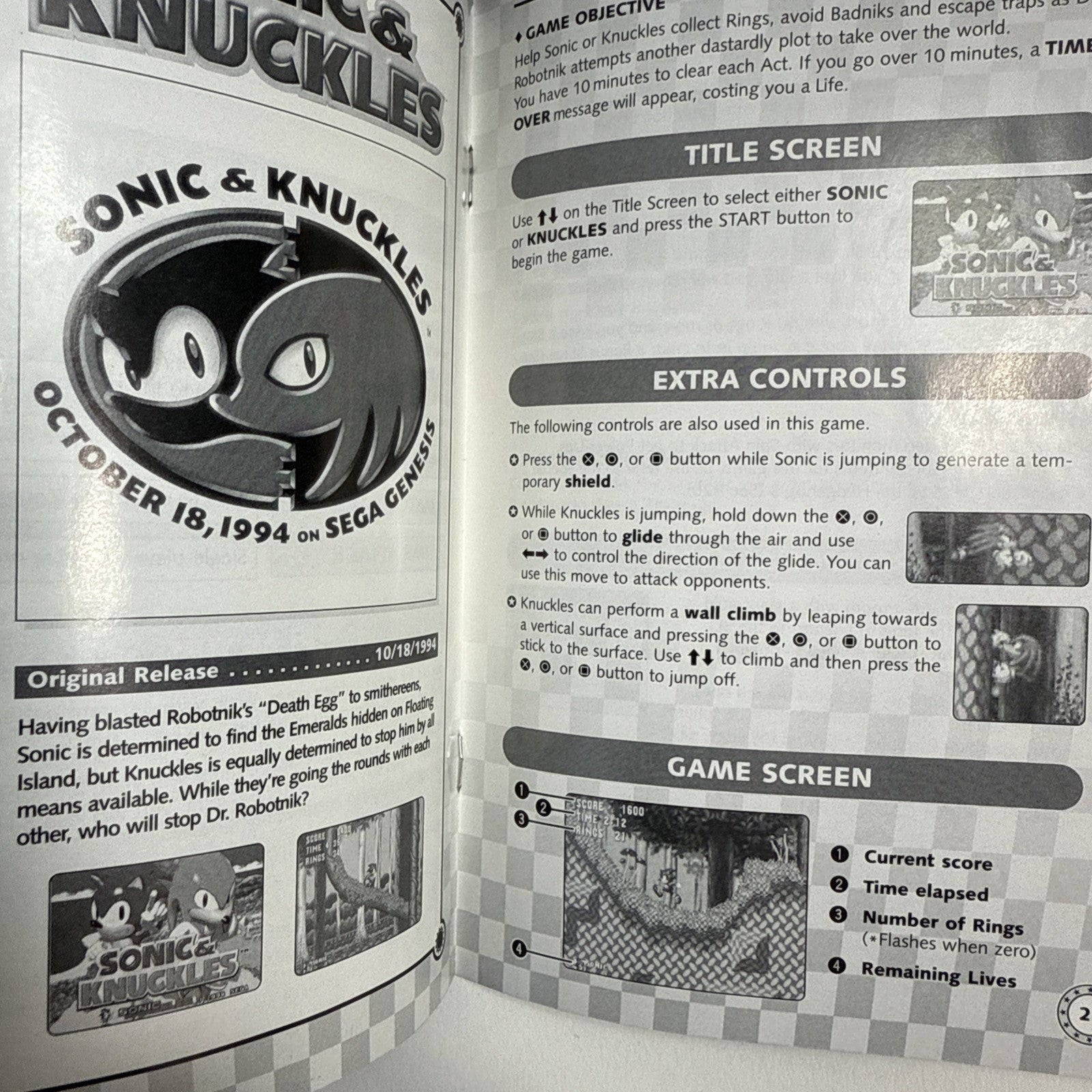 Sonic Mega Collection Plus (Sony PlayStation 2, 2004) Game Case Manual - Tested