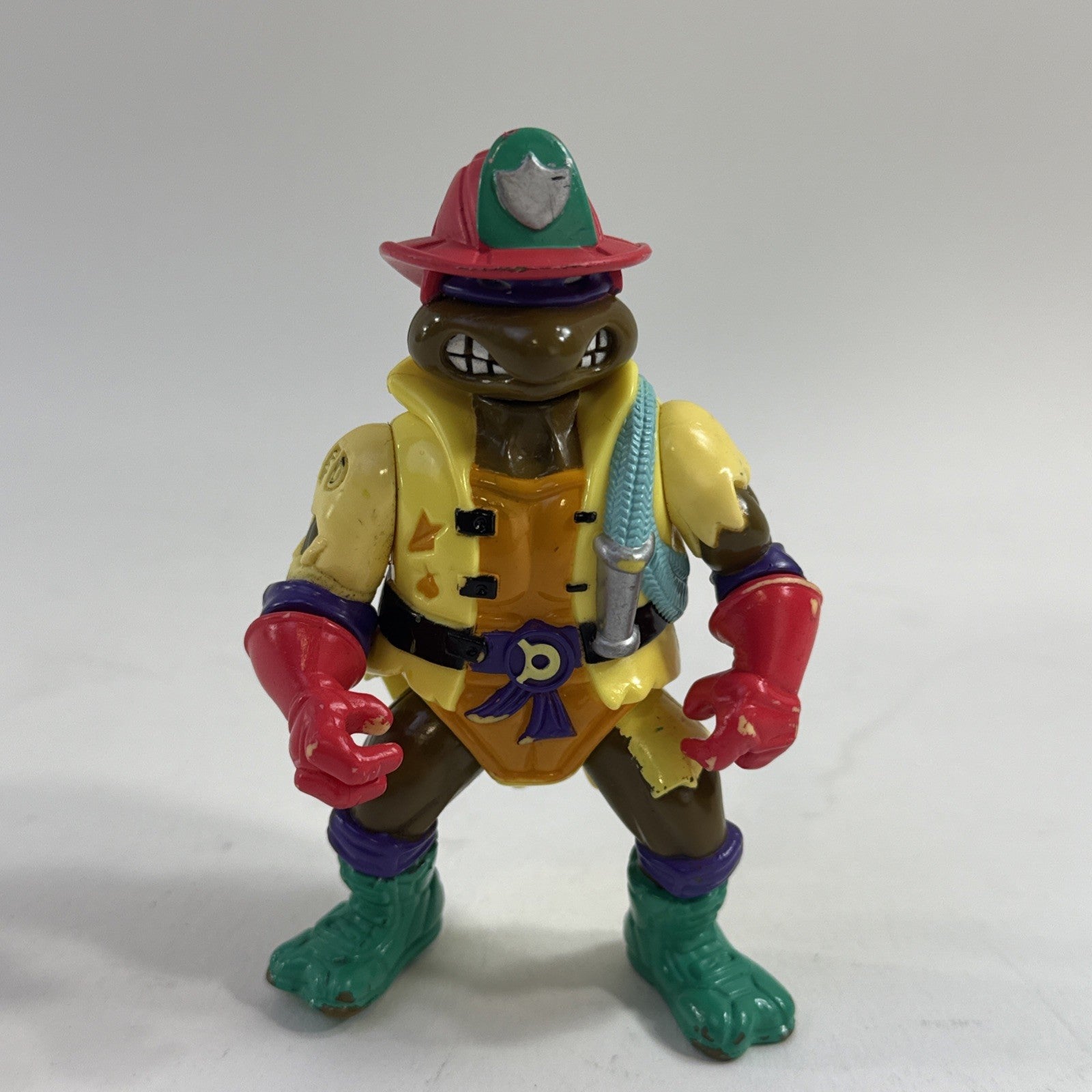 Playmates 1991 Teenage Mutant Ninja Turtles Hose Em Down Don Loose Action Figure