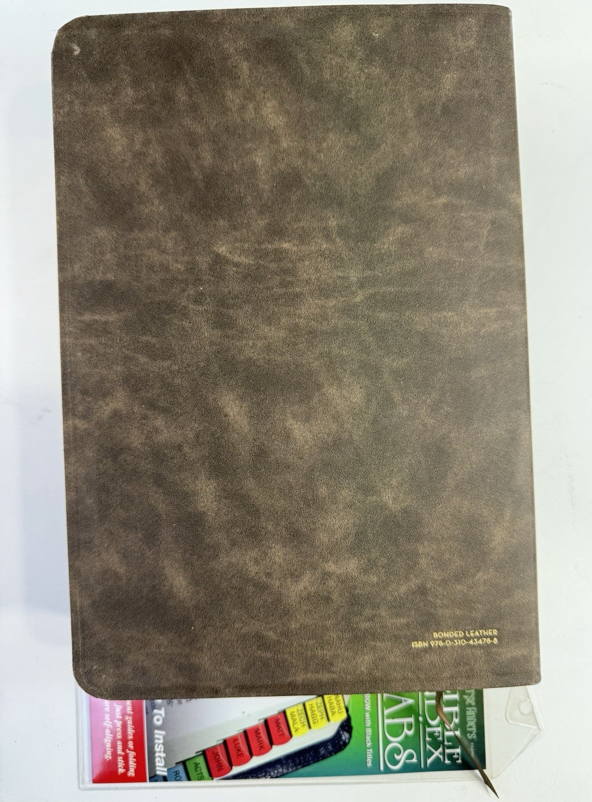 Life Application Study Bible By Zondervan 2011 Leatherbound - Box And Index Tabs