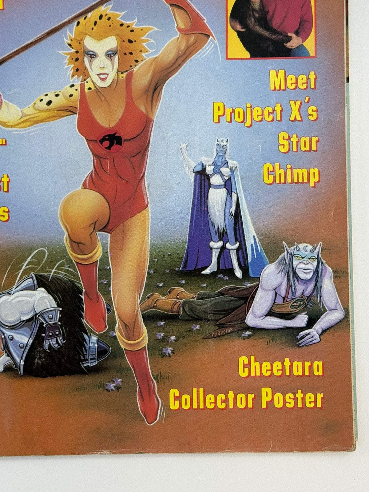 THUNDERCATS Magazine Fall 1987 #4 - Cheetara Poster Included- Lorimar Publishing