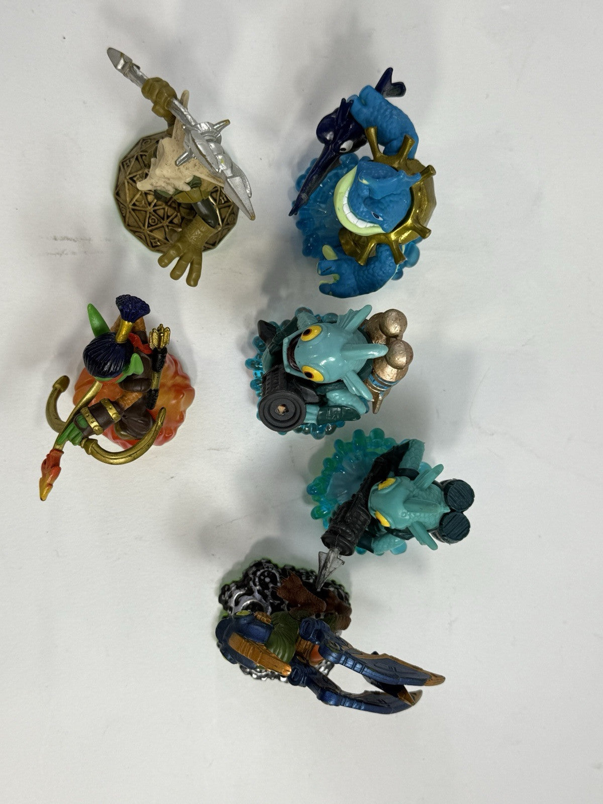 Skylanders Bundle - Gill Grunt, Drobot, Flameslinger, Voodood, Riptide