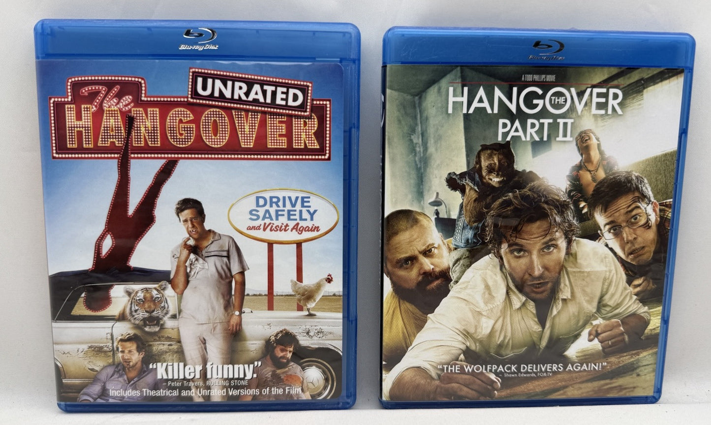 The Hangover Unrated (Blu-ray Bundle) The Hangover Part II - Tested And Working