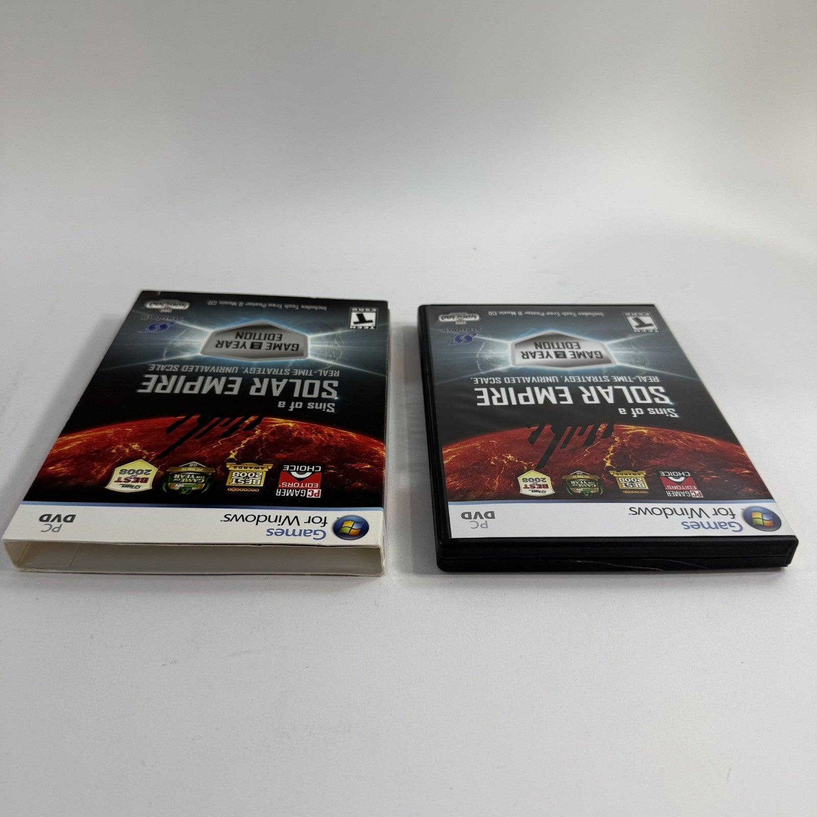 Sins of a Solar Empire: Game of the Year Ed. (PC, 2009) Game Case Manual Poster