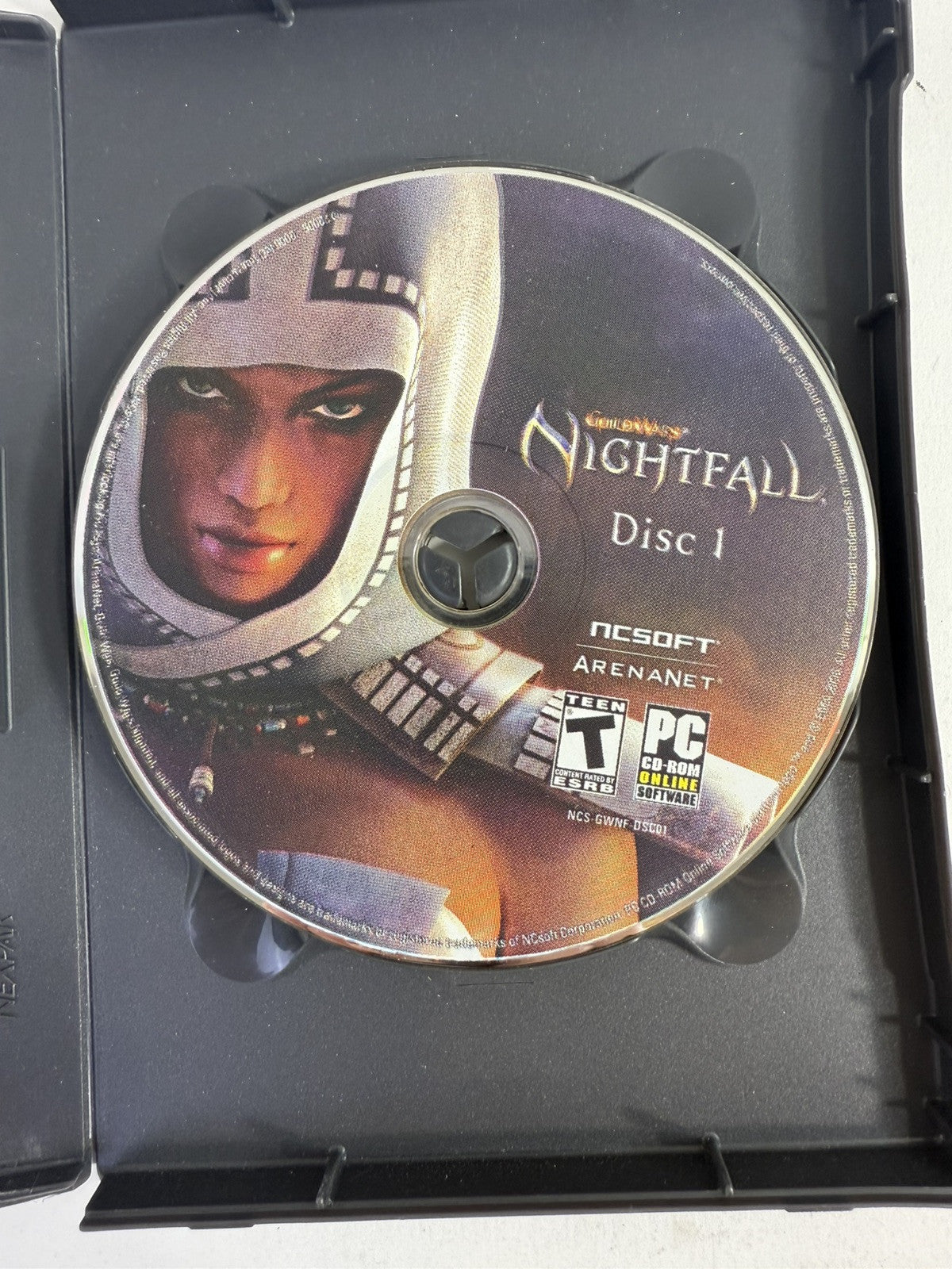 Guild Wars: Nightfall (PC, 2006) Game Case Manual Poster Inserts