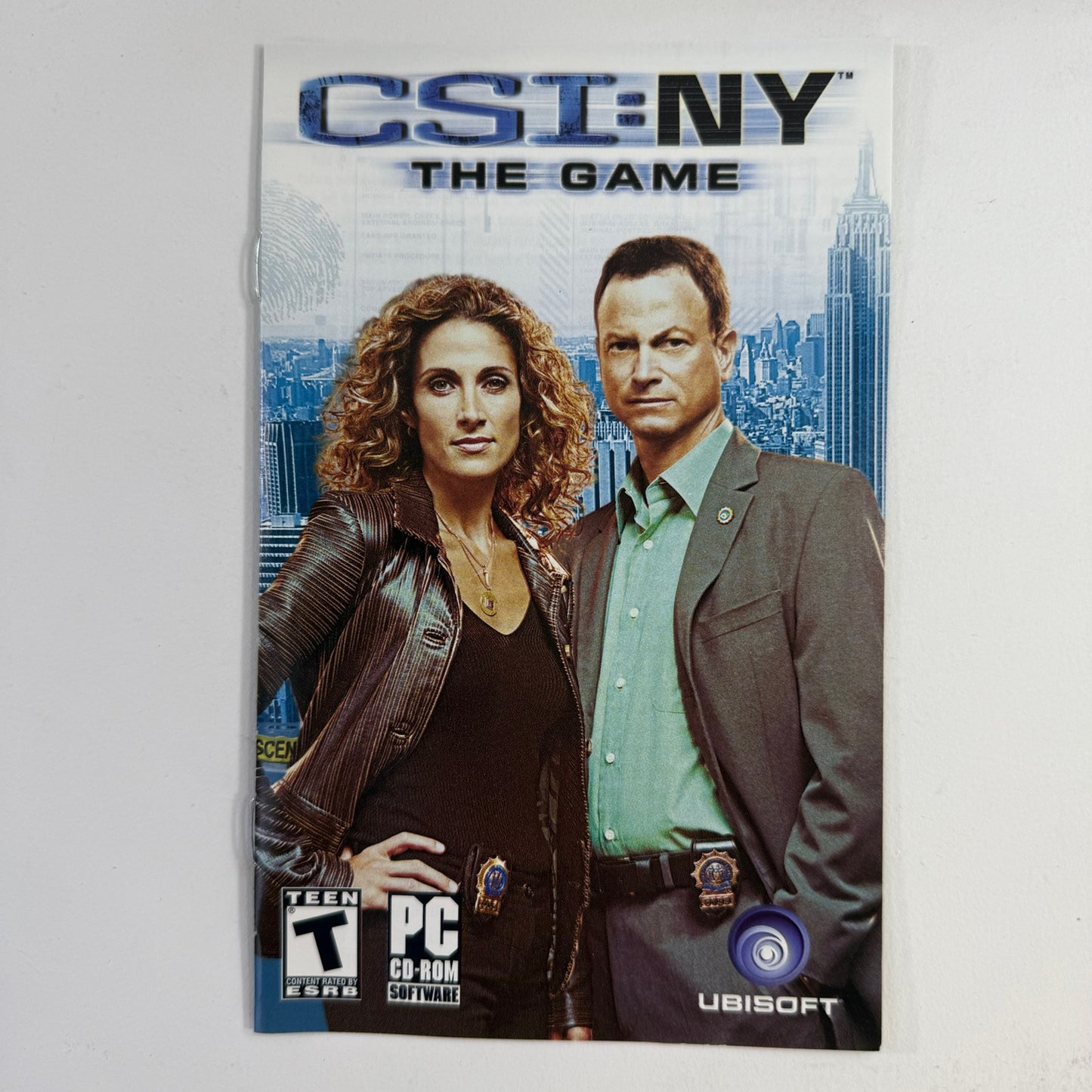 CSI: NY - The Game (Windows PC, 2008) Game, Case, and Manual