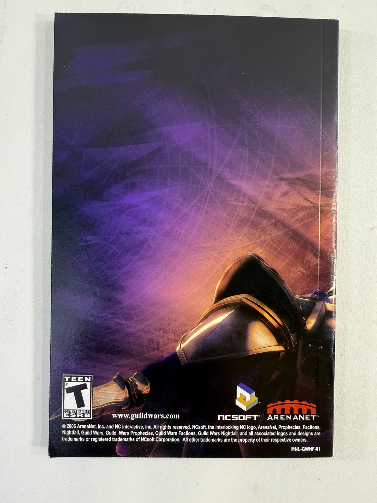 Guild Wars: Nightfall (PC, 2006) Game Case Manual Poster Inserts