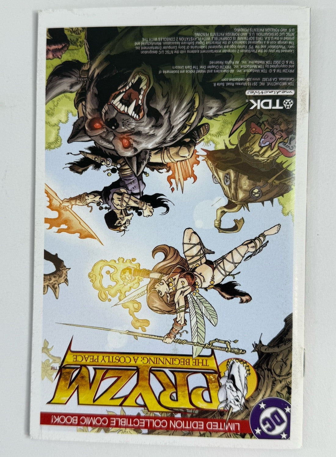 PRYZM Chapter One: The Dark Unicorn (Sony PlayStation 2, 2002) Game Case Manual